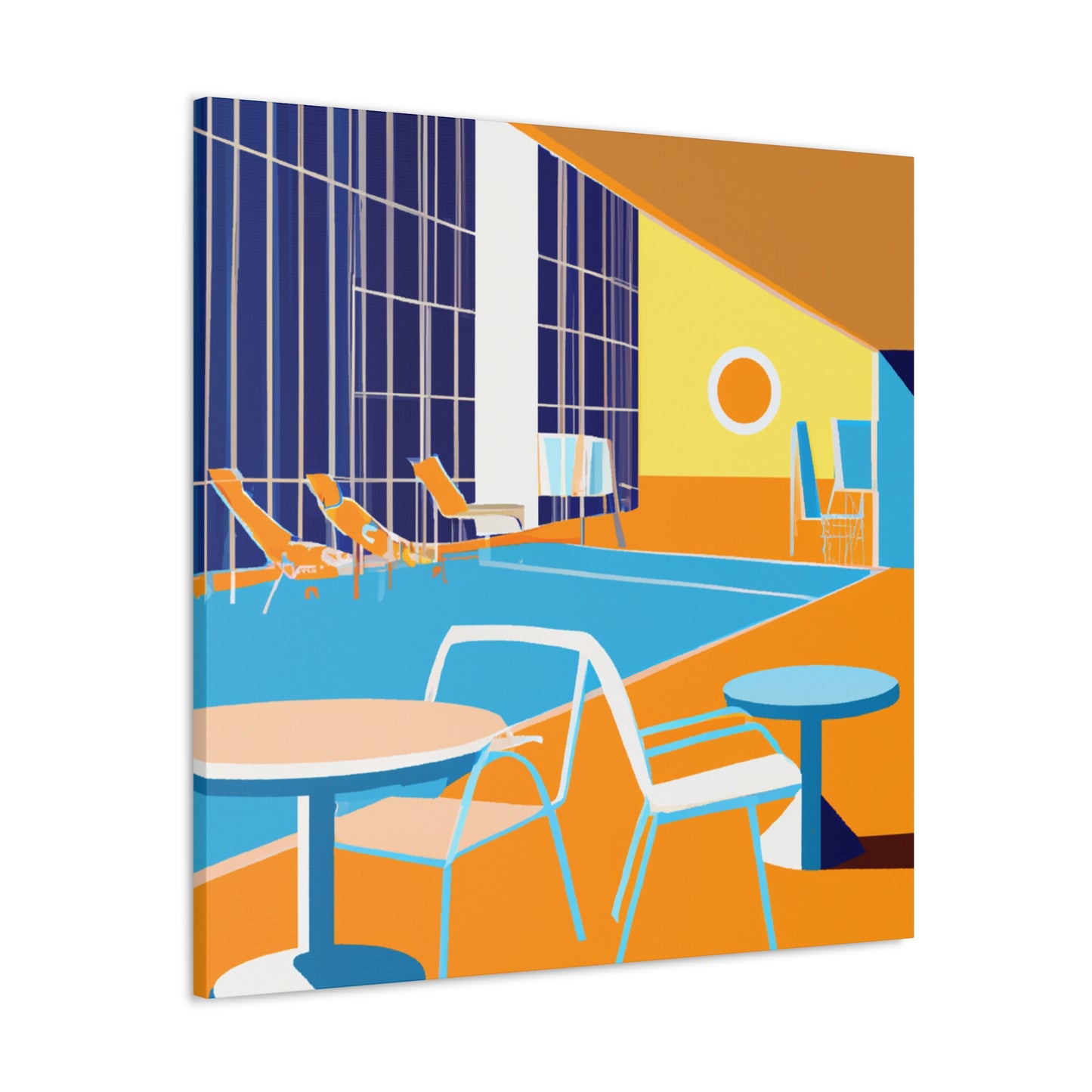 Water Wonder - Midcentury - Canvas