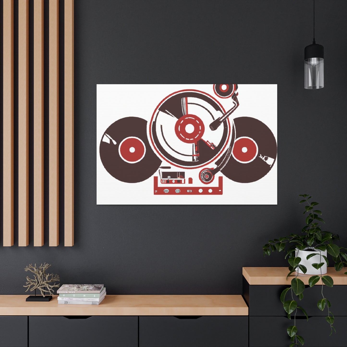 The Vinyl Emperors - Retro Music and Film Canvas