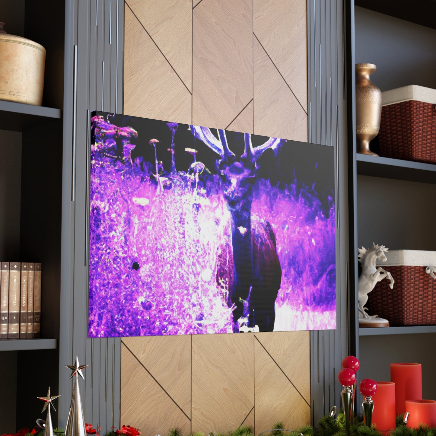 Purple Rudolph- Canvas - Wildlife