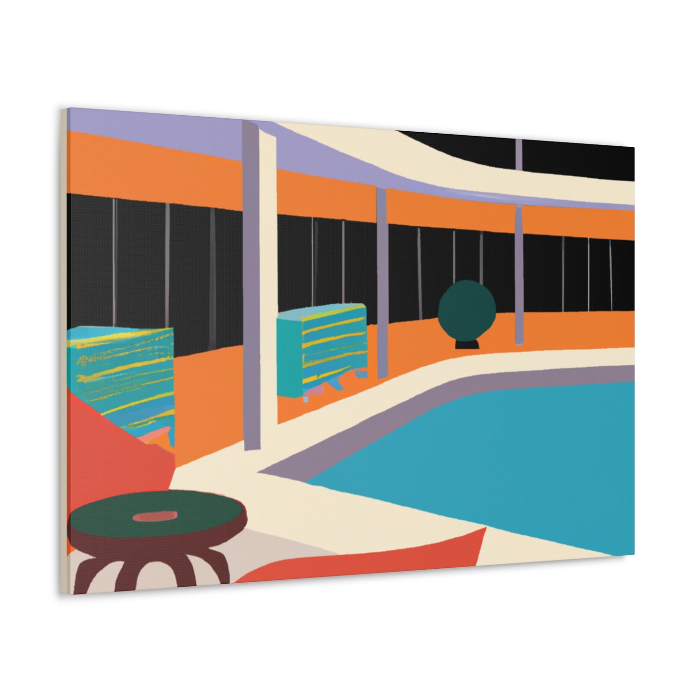 Abstract Allure- Midcentury - Canvas
