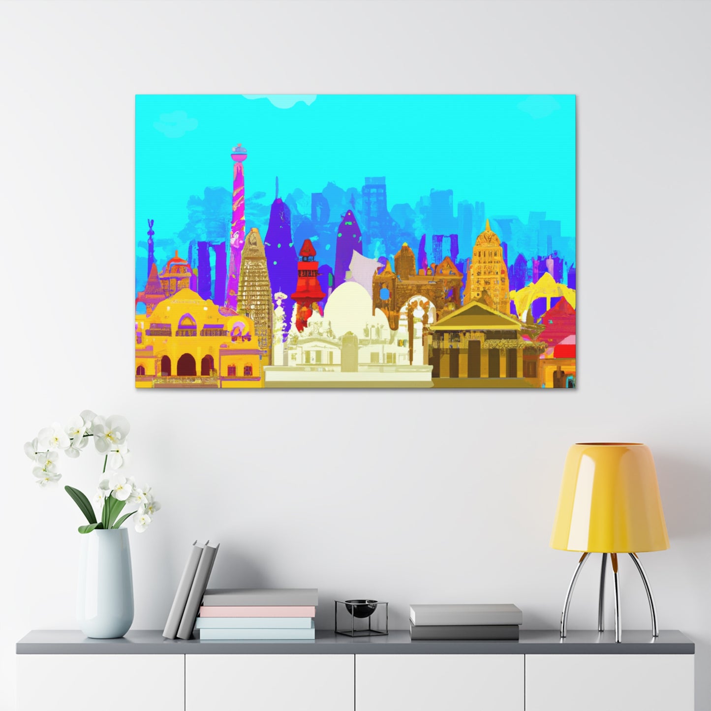 Vibrant Splendour - Destination India - Canvas