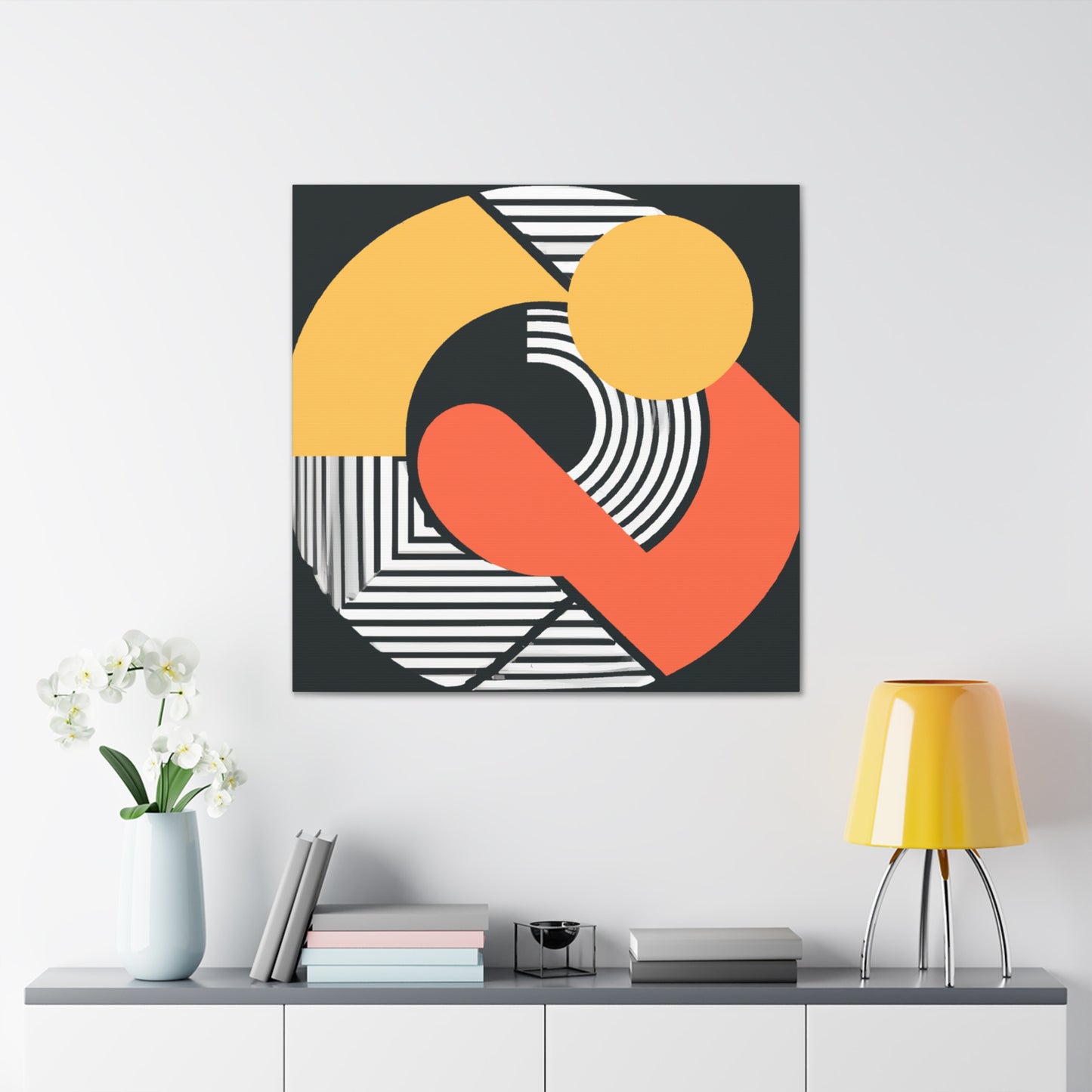 "Aesthetic Abstraction - Midcentury" - Canvas
