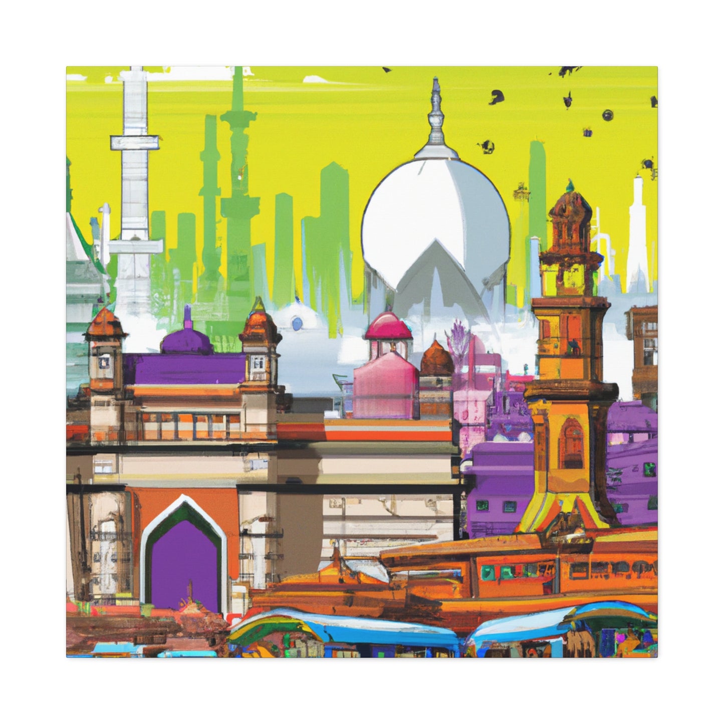 Ajanta Caves - Destination India - Canvas