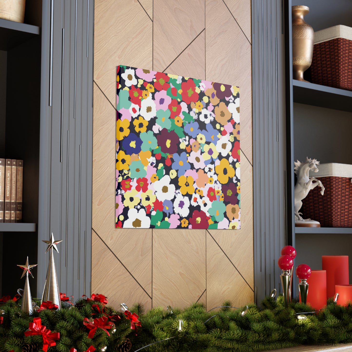 Petal Symphony - Floral Canvas