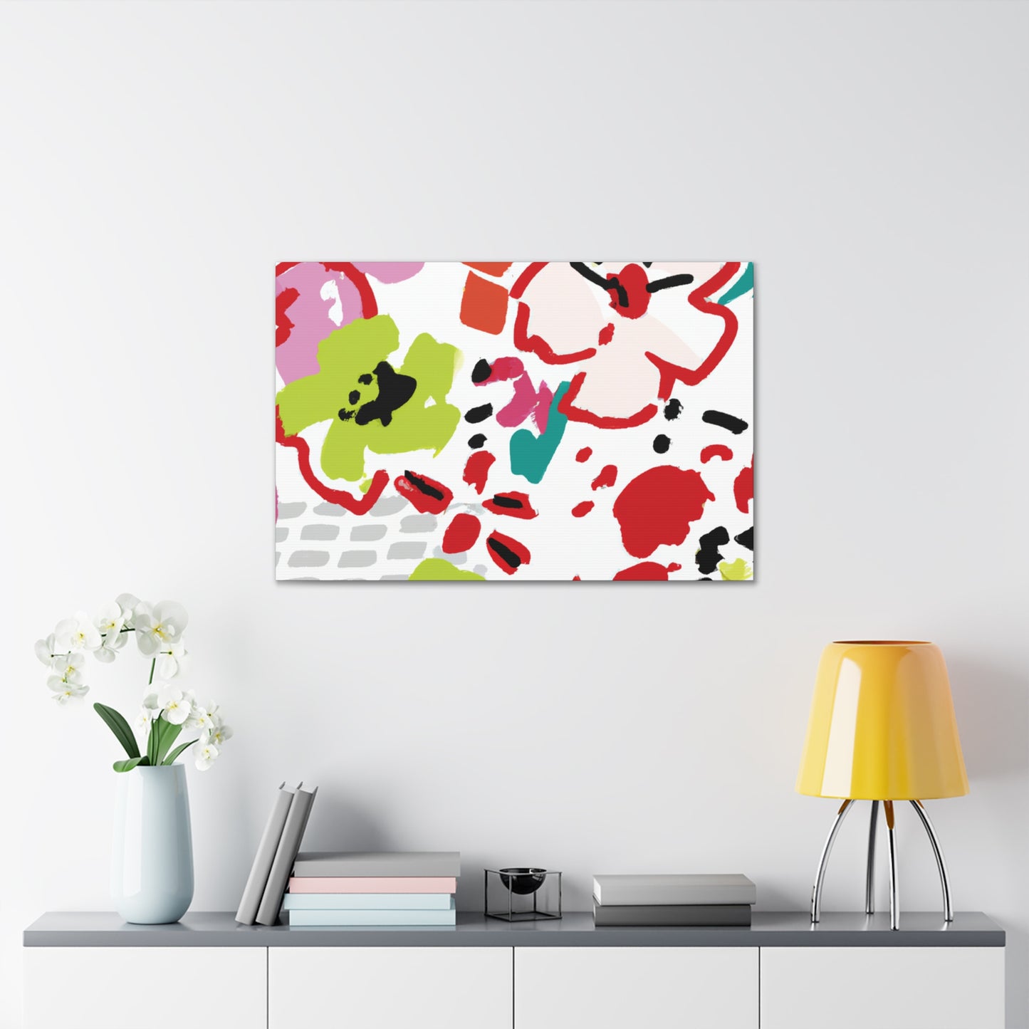Blossomy - Floral - Canvas