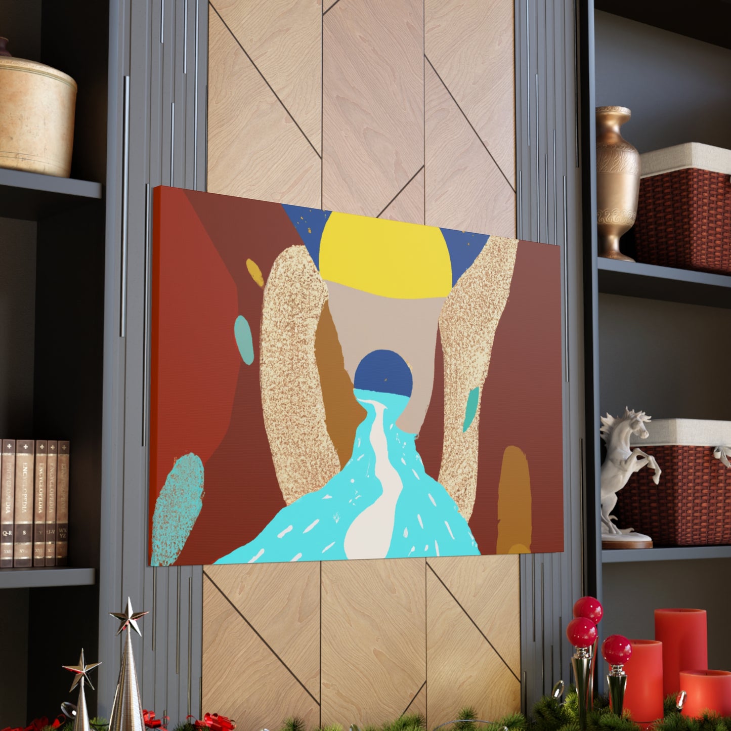 River Canyon - Midcentury Canvas
