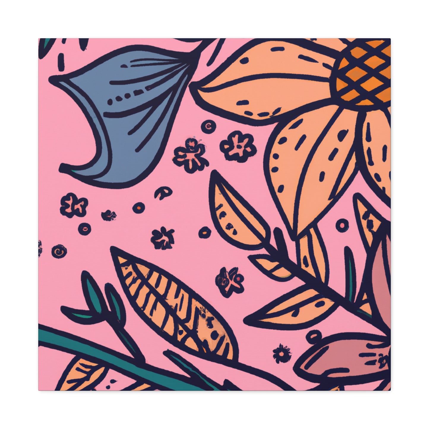 Rosesky - Floral - Canvas