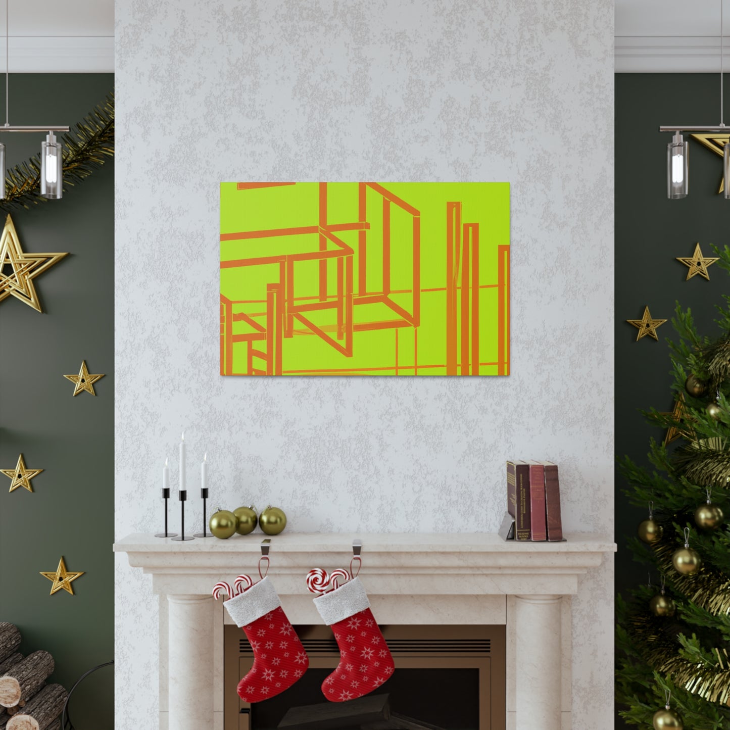 Neon Structure - Canvas - Architectural