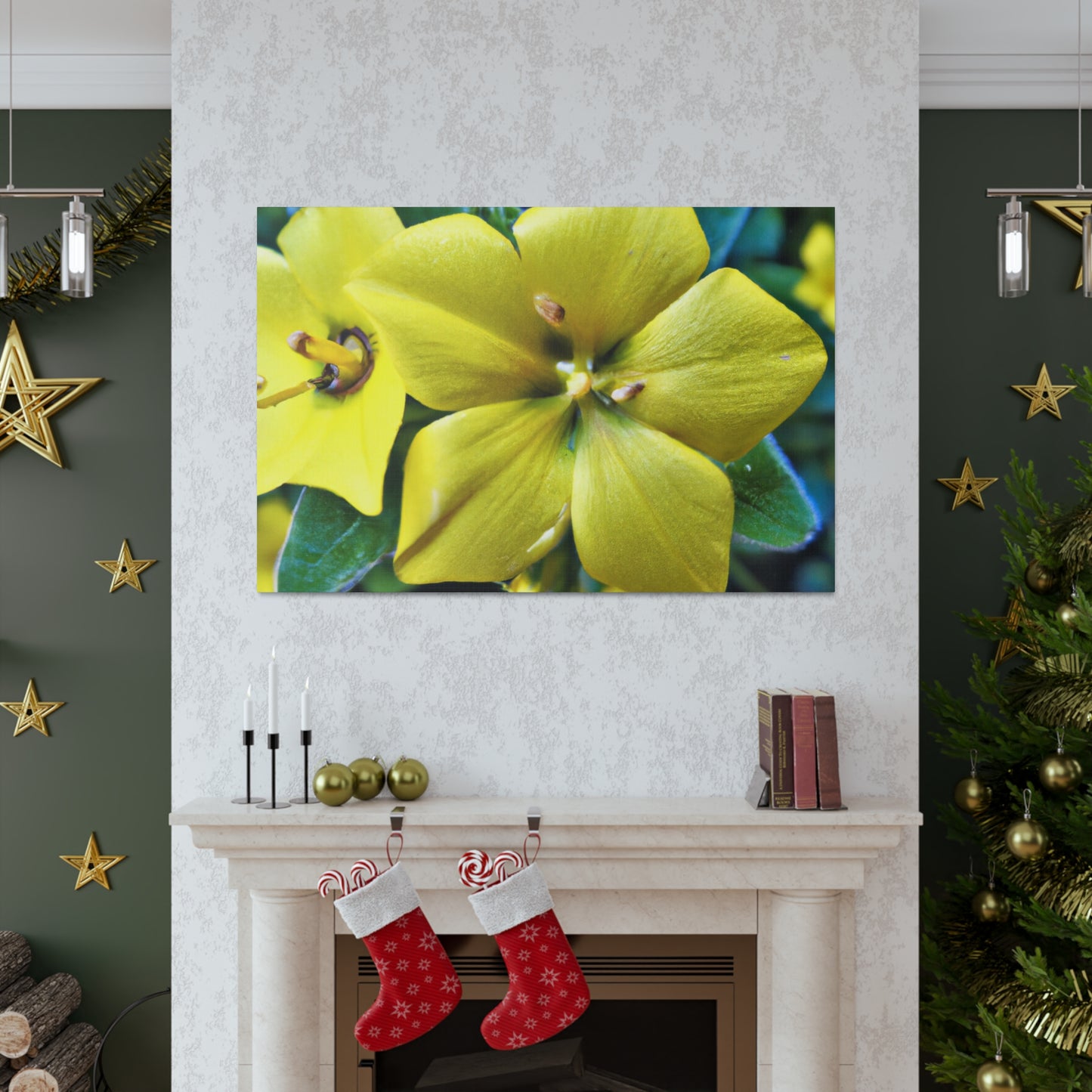 "Garden Wreath" - Canvas - Floral
