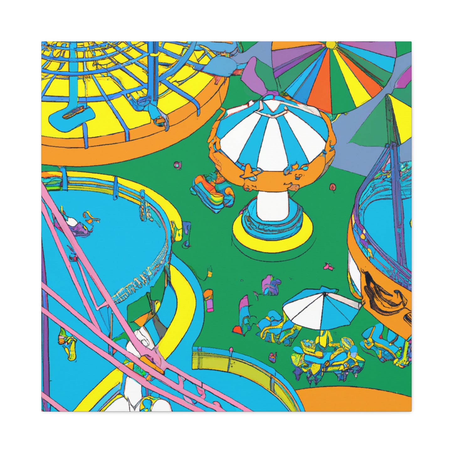 Fantastic Frontier - Amusement - Canvas