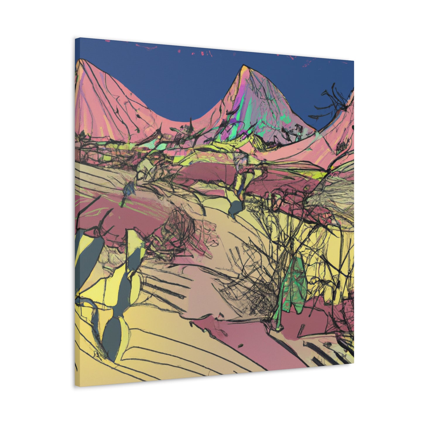 Scorching Sands Landscape - Canvas - Desert