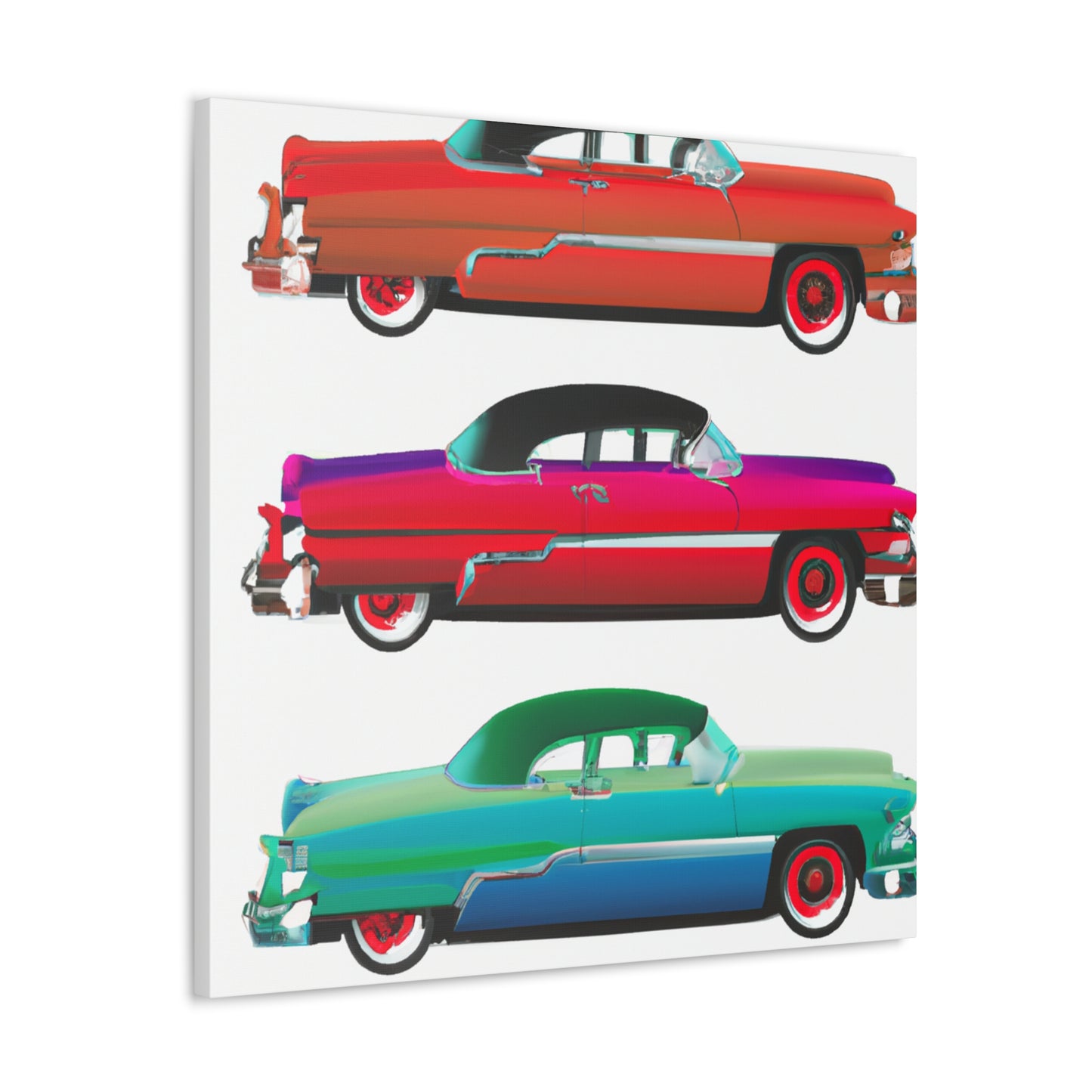 Vintage Valiant - Automobile - Canvas