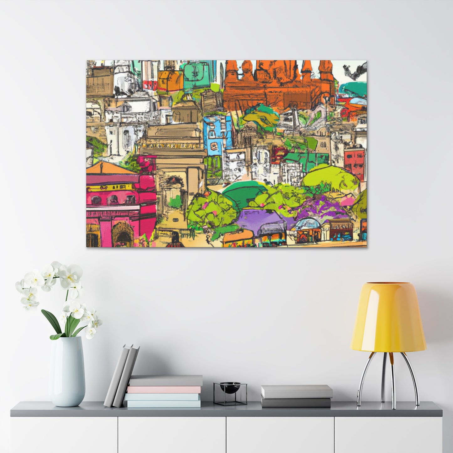 Hindustan - Destination India - Canvas