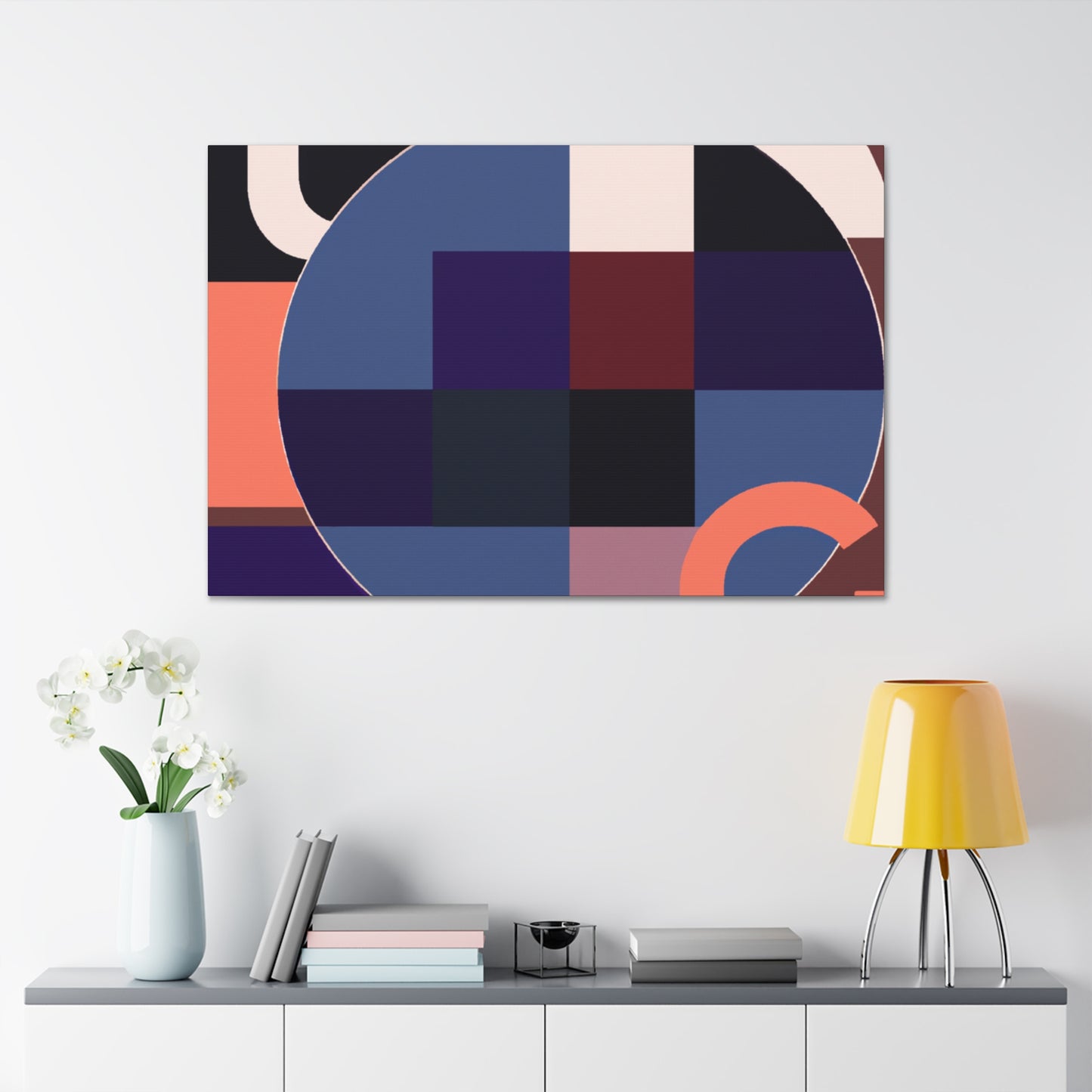 Scrollscape- Midcentury - Canvas