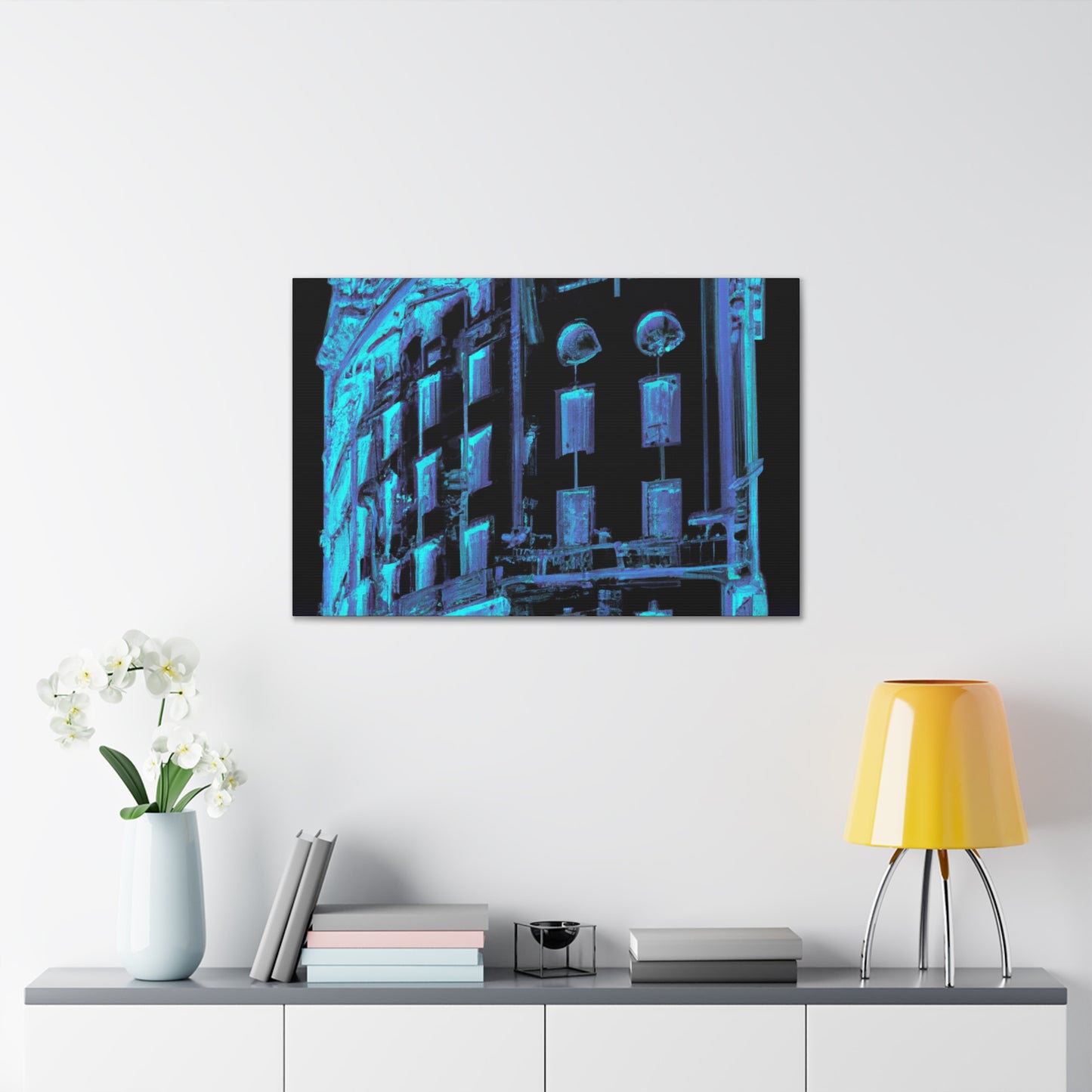 "The Gilded Futurism of the Art Deco Cityscape." - Canvas
