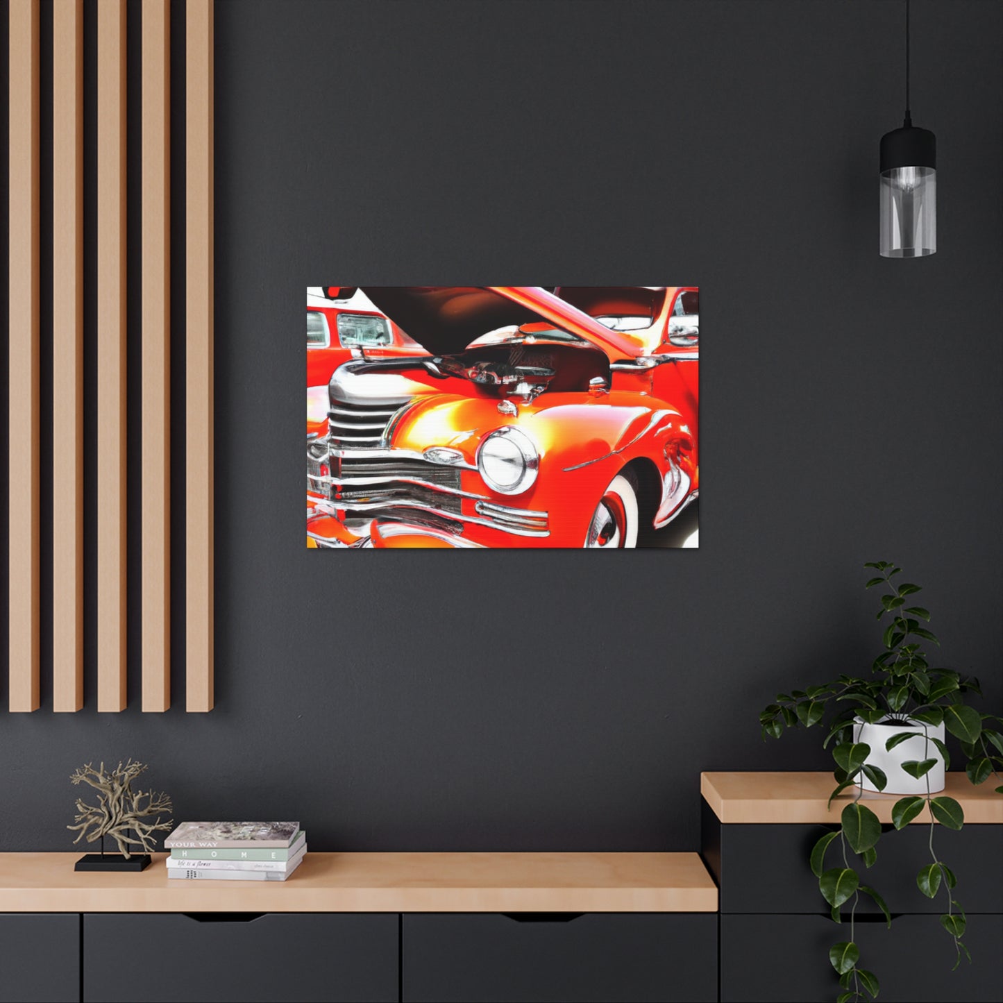 Redish Relic - Automobile Canvas