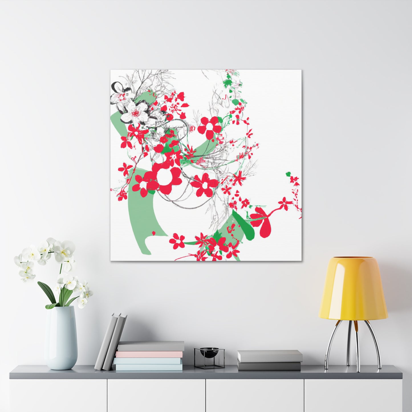 Peony Parade - Floral - Canvas