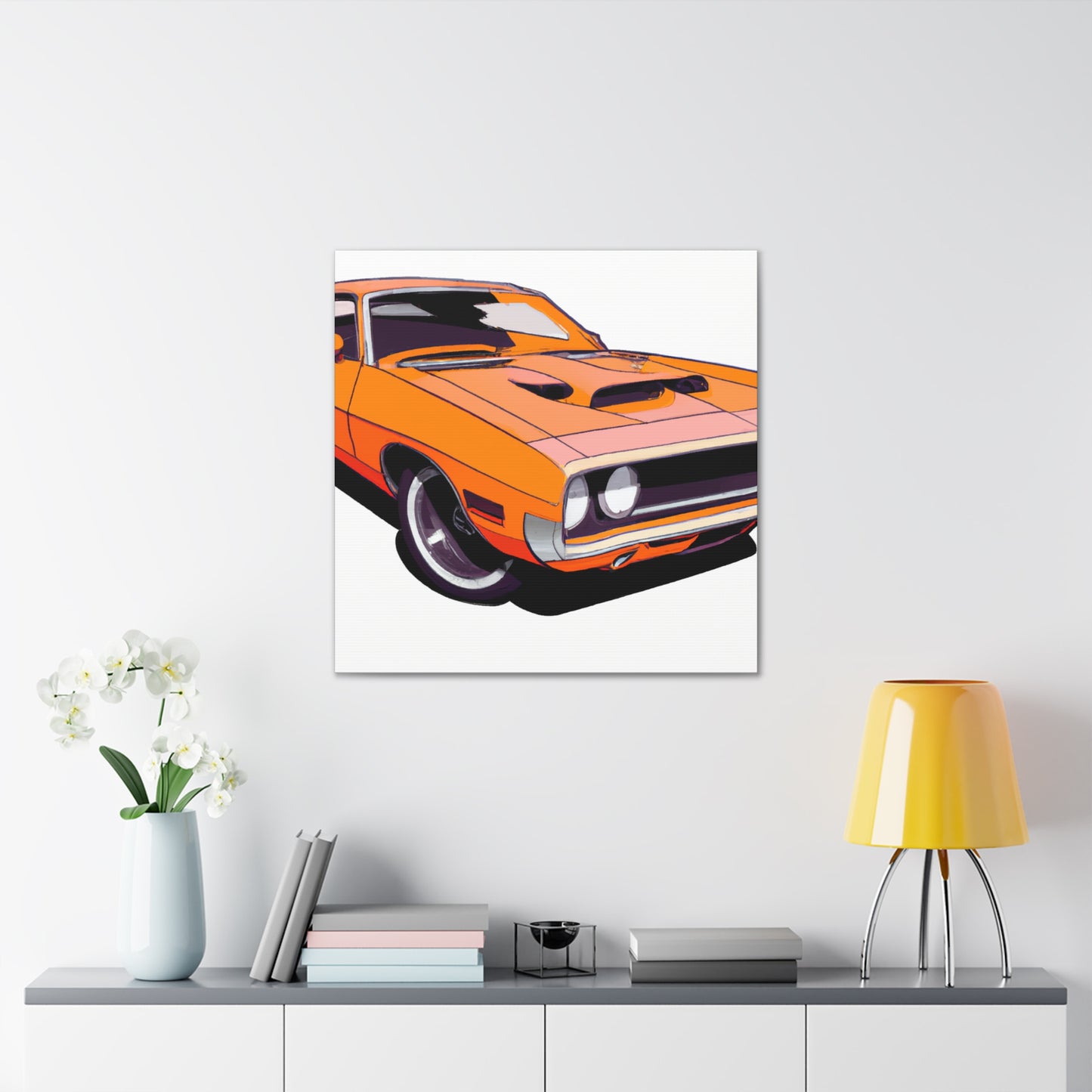 Blue Streak - Automobile - Canvas