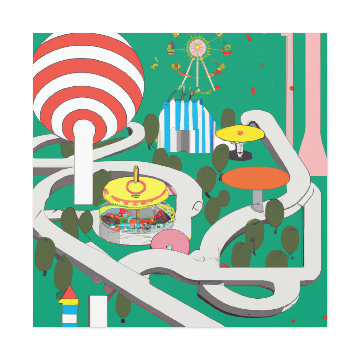 Dreamlandia - Amusement - Canvas