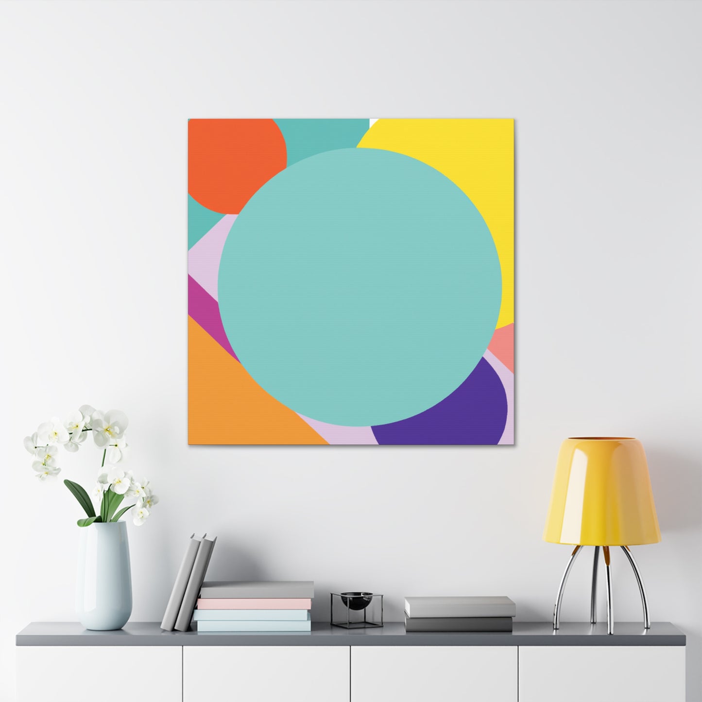 Mosaic Facade - Midcentury - Canvas