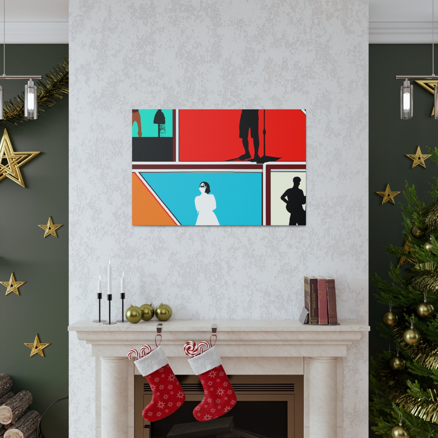Rock-A-Console - Retro Music and Film Canvas