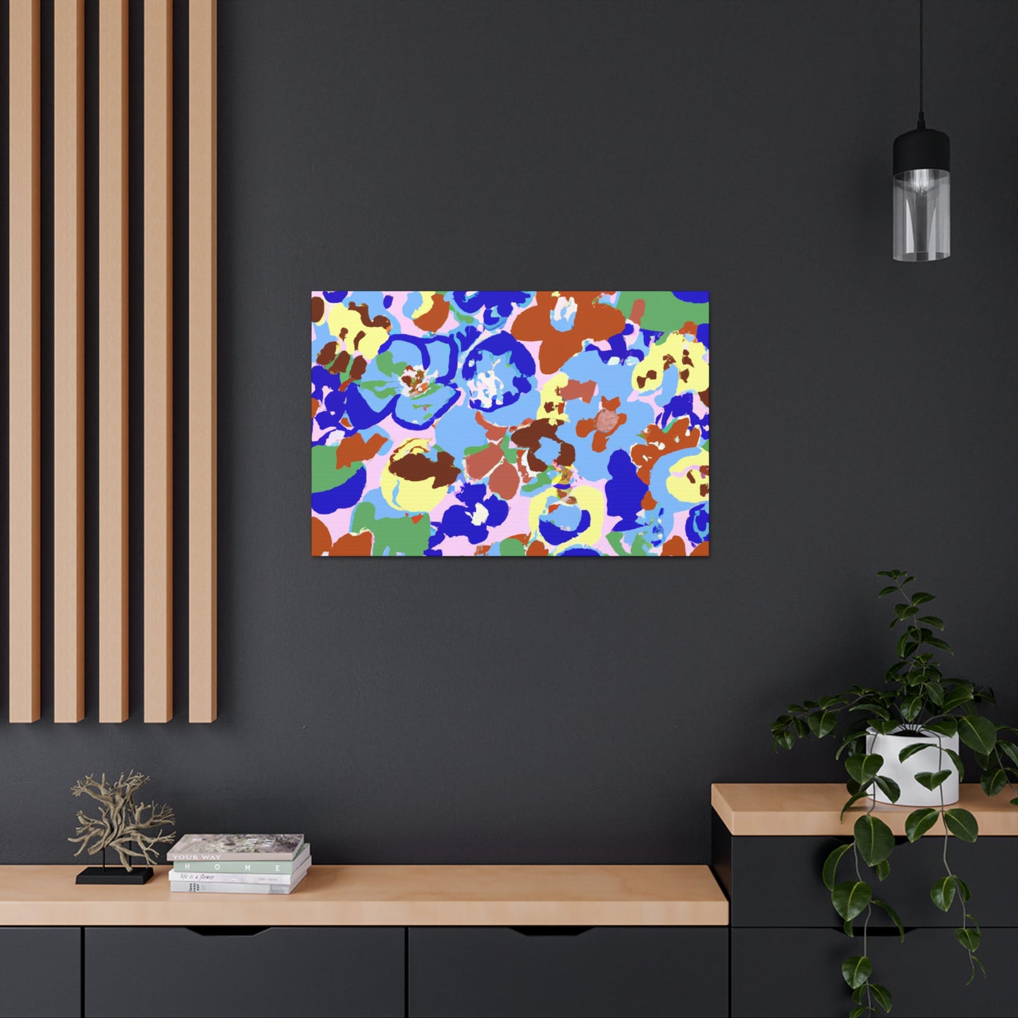 Serene Petals - Floral Canvas