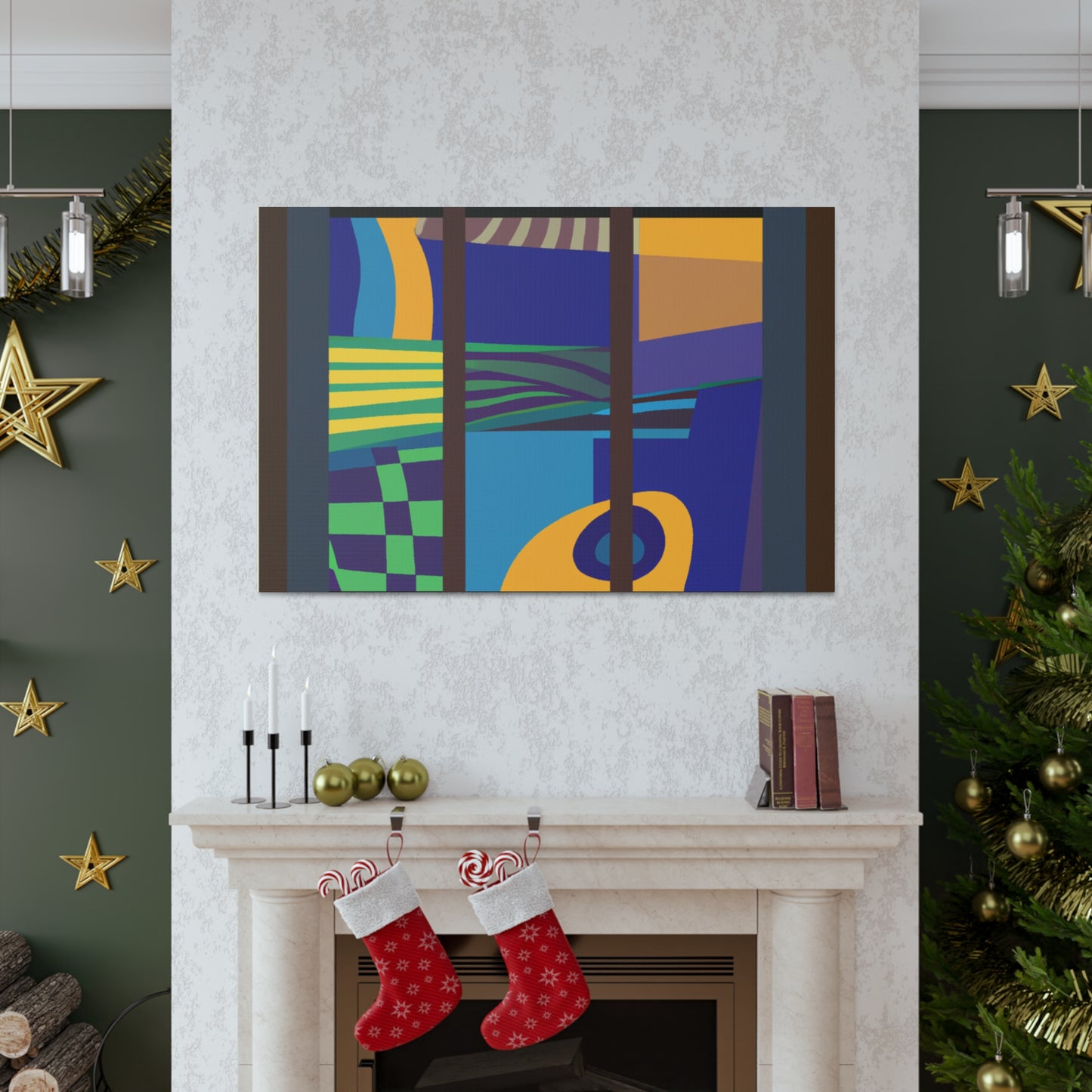 Amaze-Owl - Midcentury Canvas