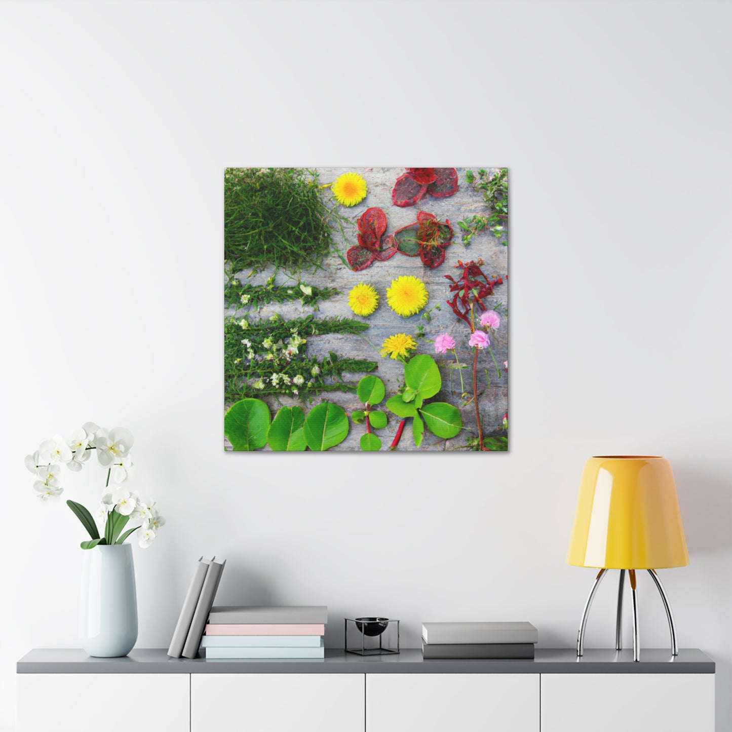 "Garden Glimmer" - Canvas - Floral
