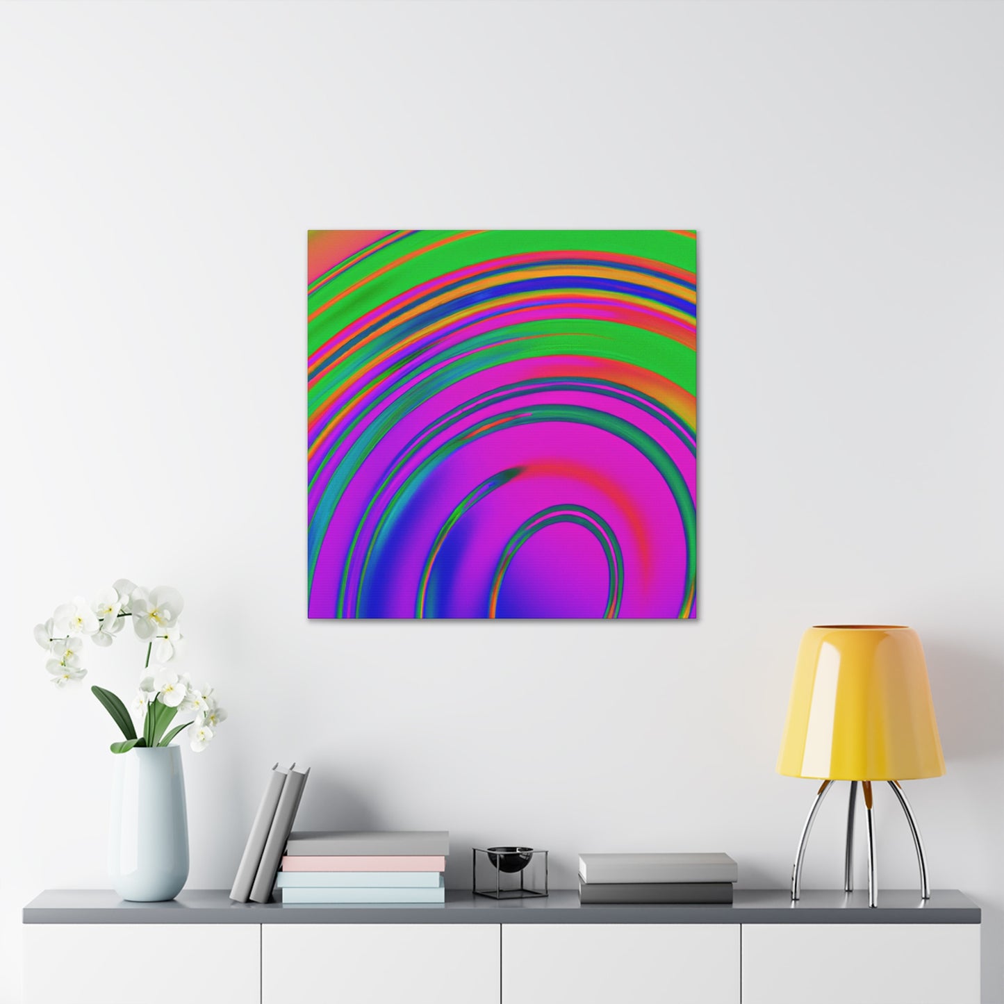 Aqualea- Abstract - Canvas