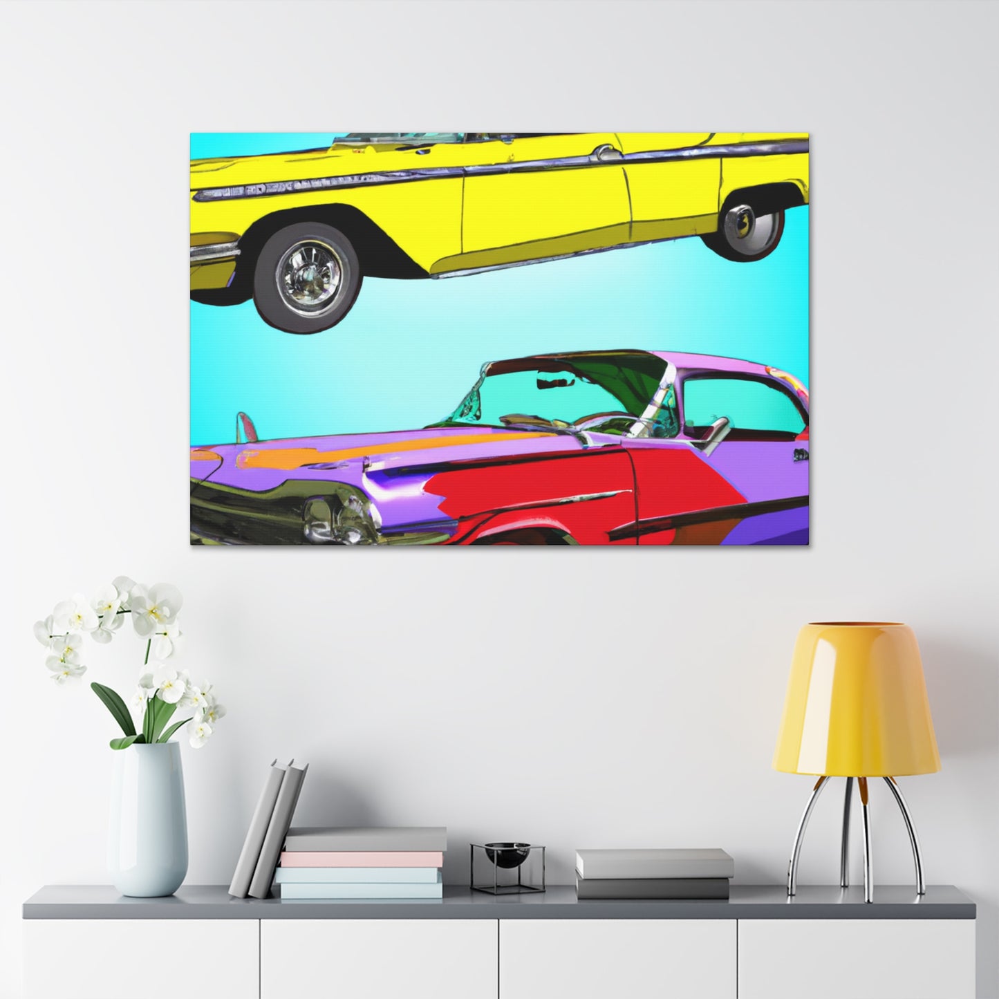 "Vintage Roadsters" - Automobile Canvas