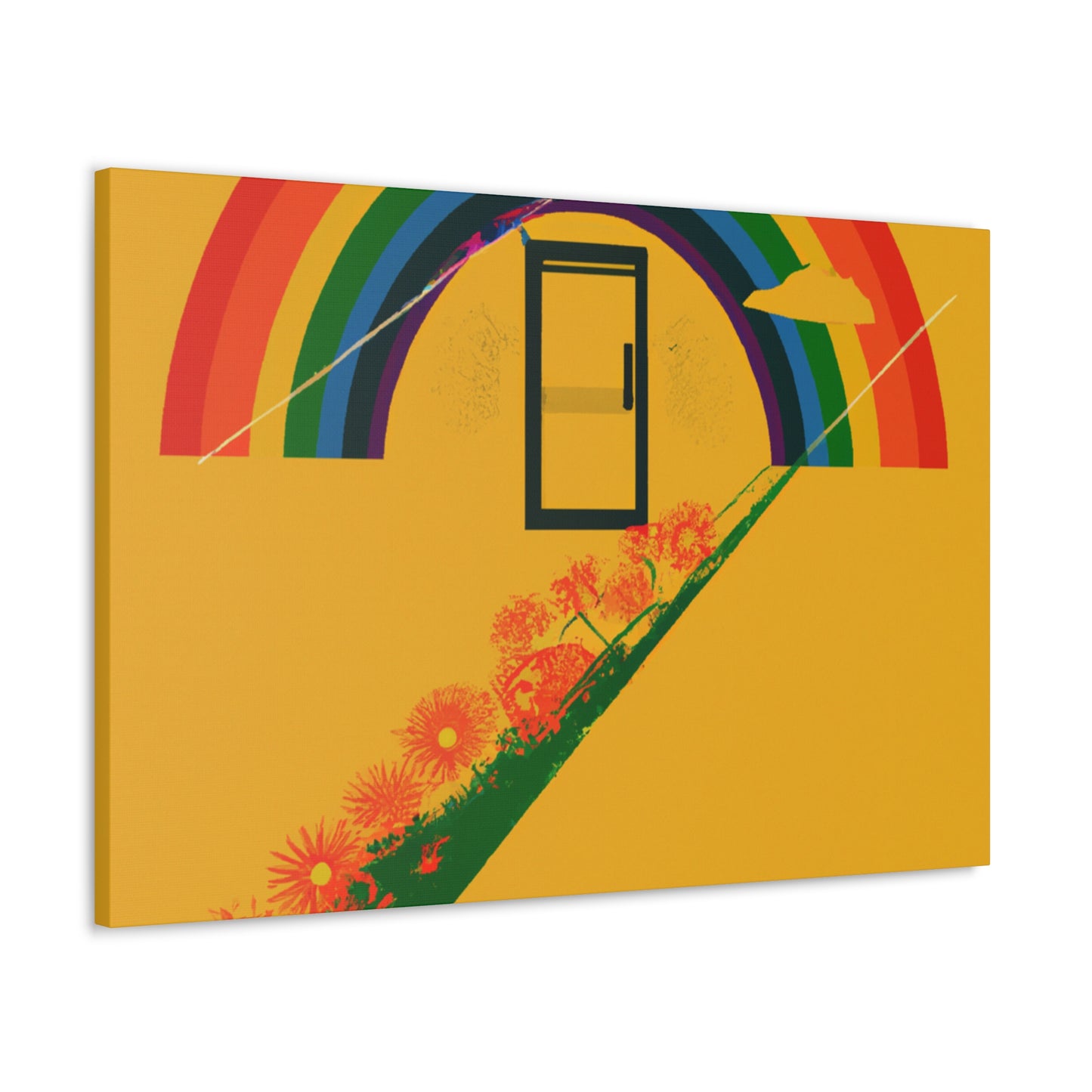 Rainbow Tranquility - Minimalism - Canvas