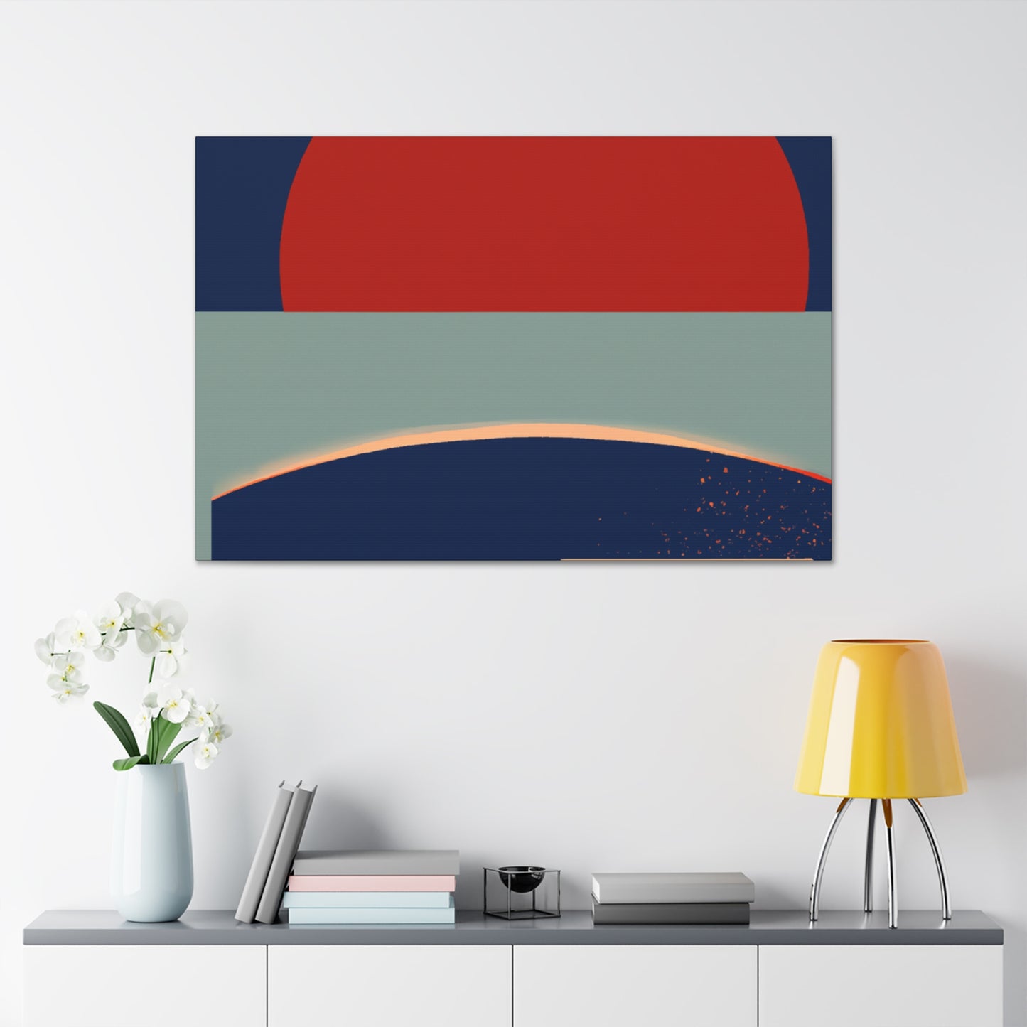 The Bridge - Midcentury Canvas