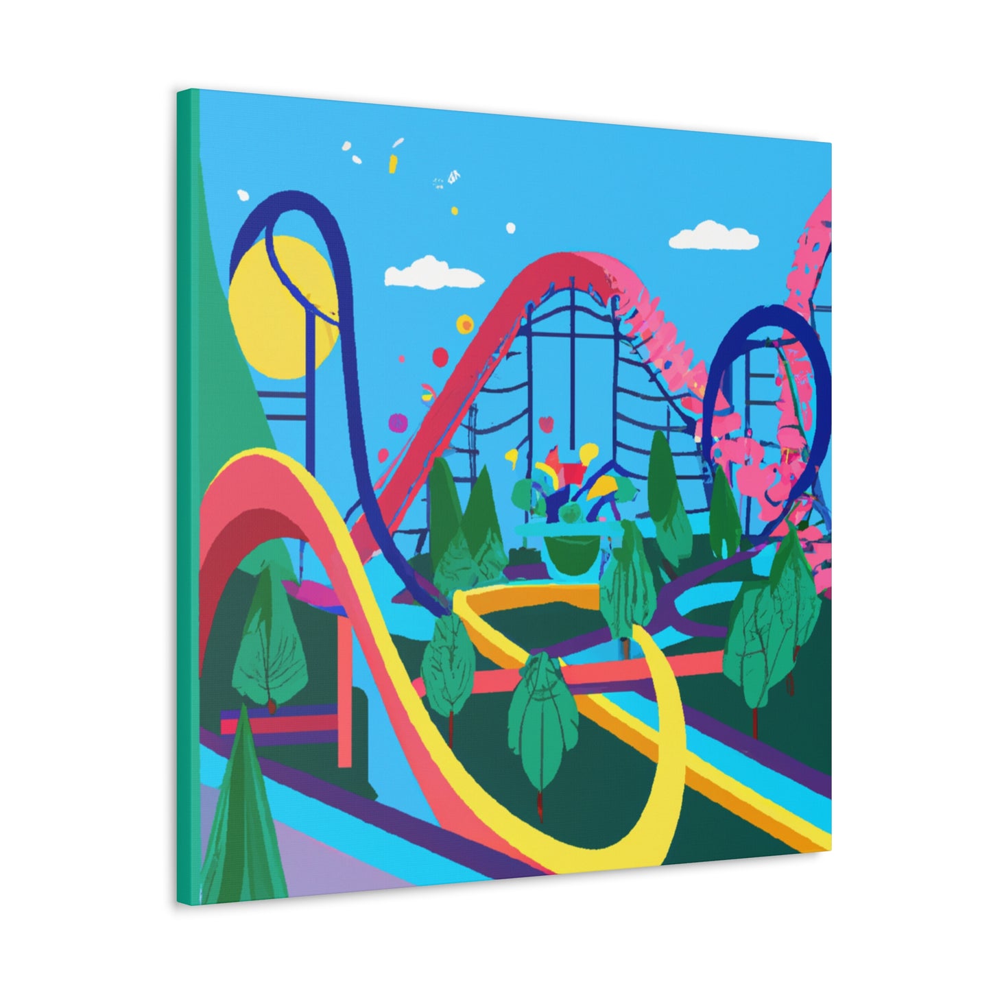 Gardengate - Landscape - Amusement - Canvas