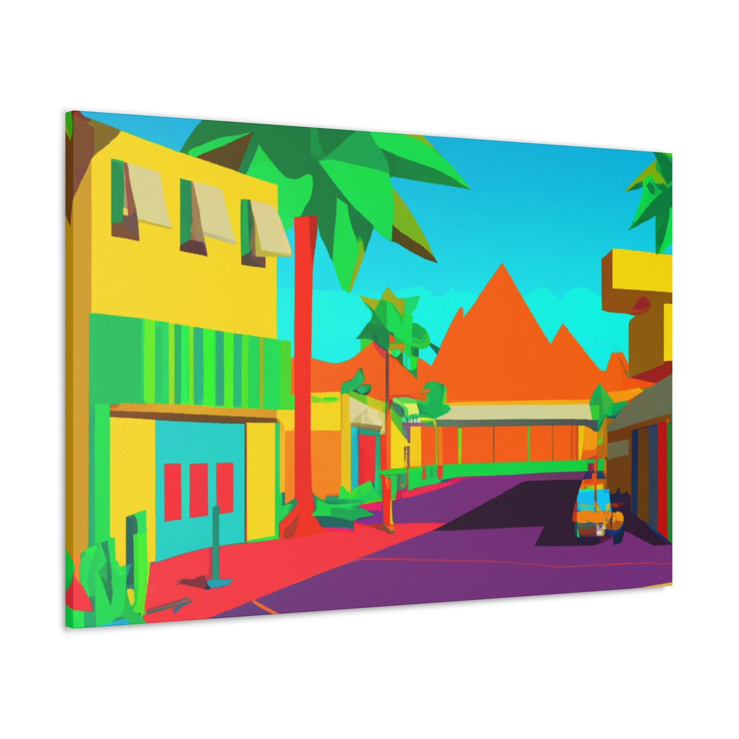 Desert Dreamscape - Architectural - Canvas