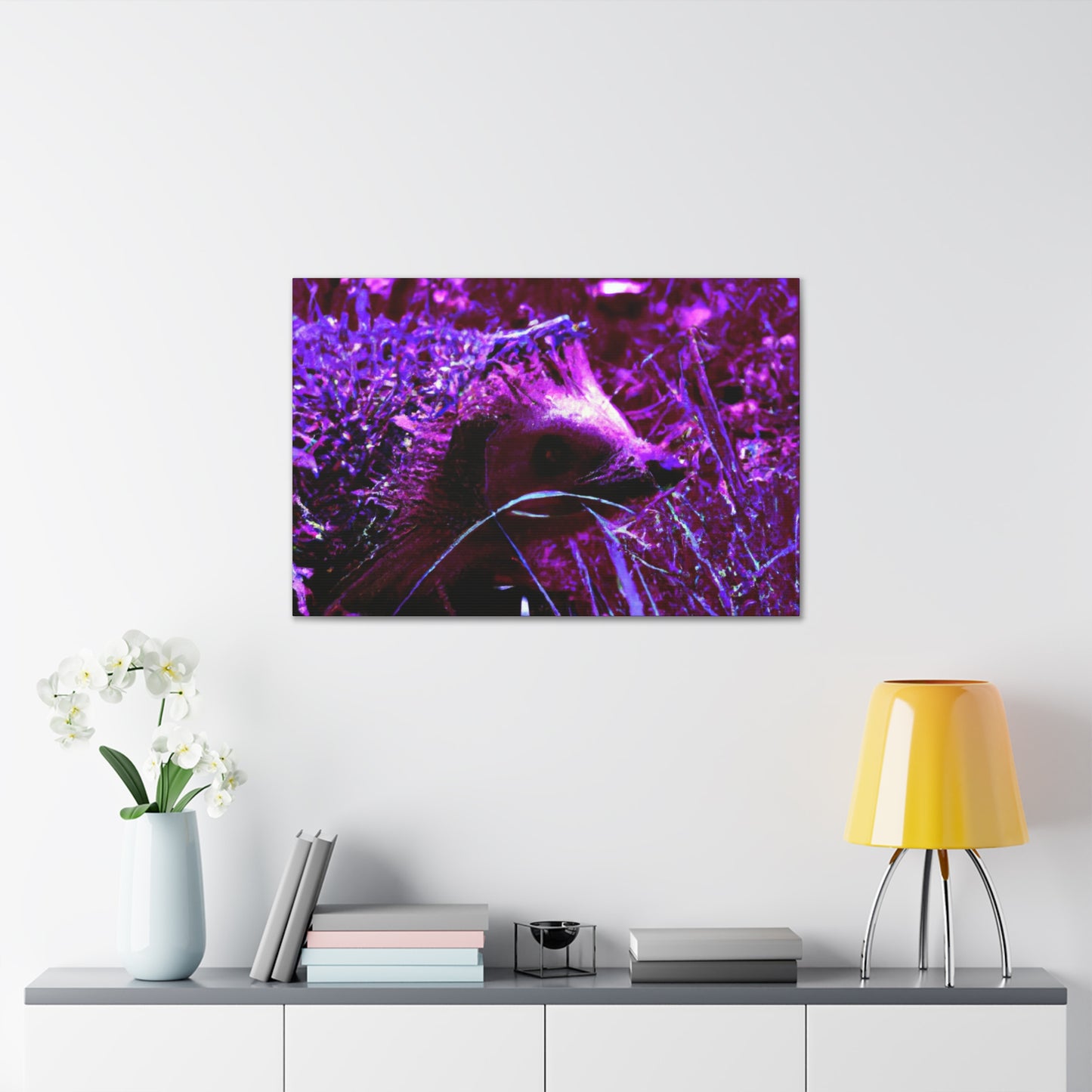 Purple Porcipine. - Canvas - Wildlife