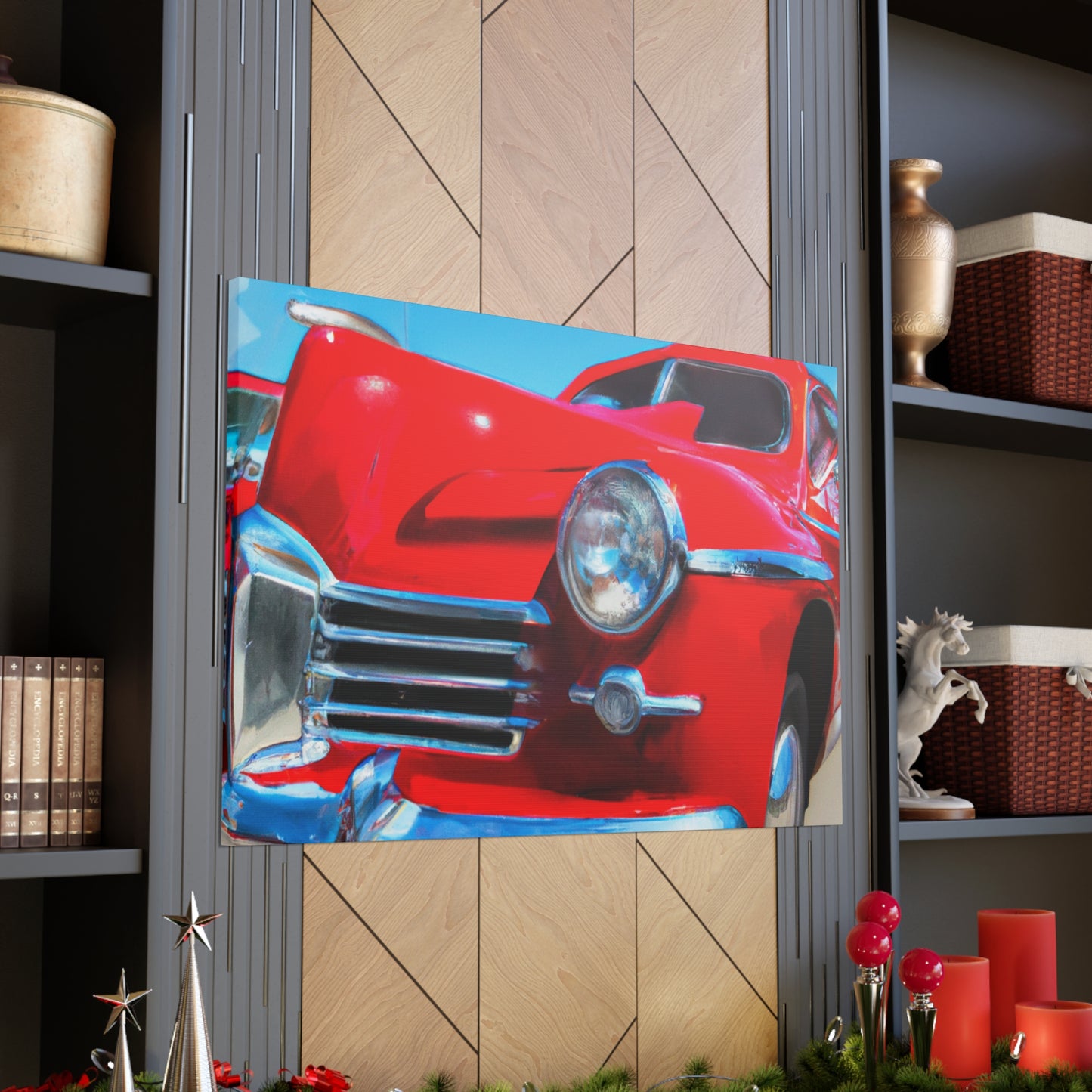 "Red Devil" - Automobile Canvas
