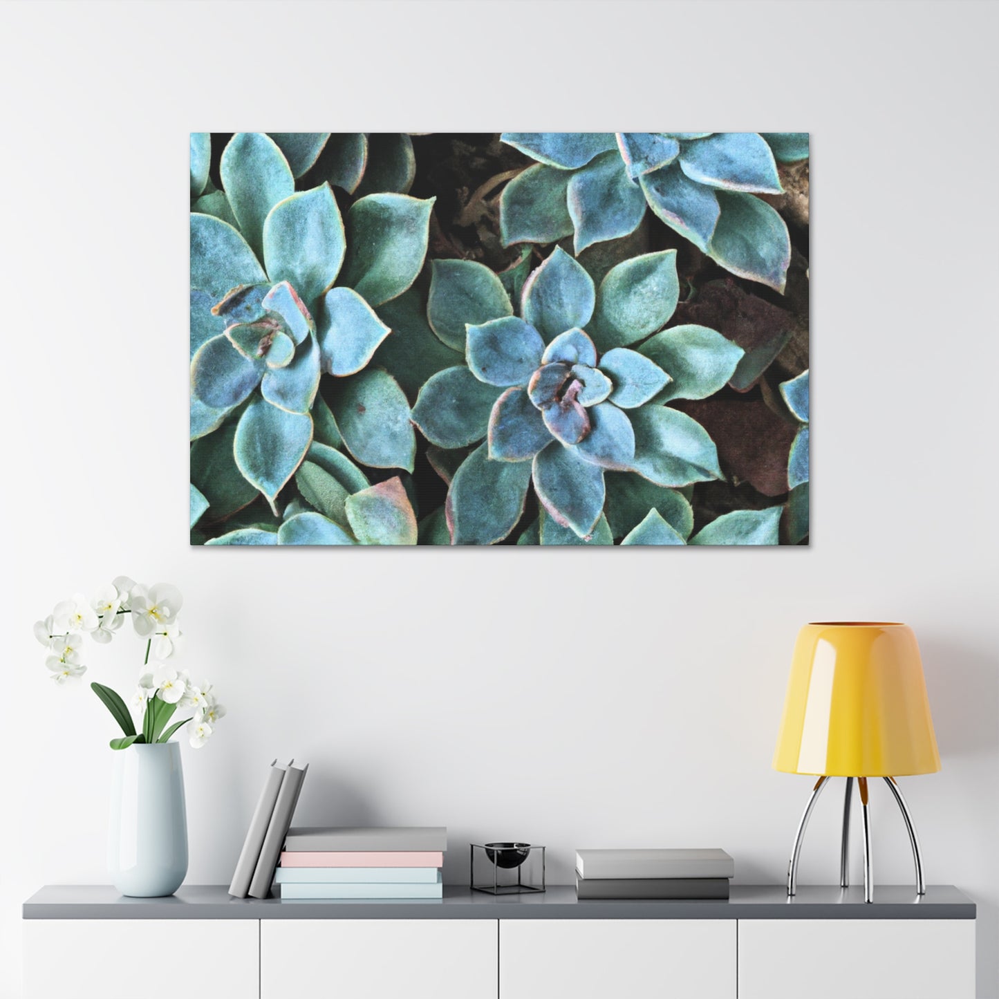 Green Paradise. - Canvas - Succulent