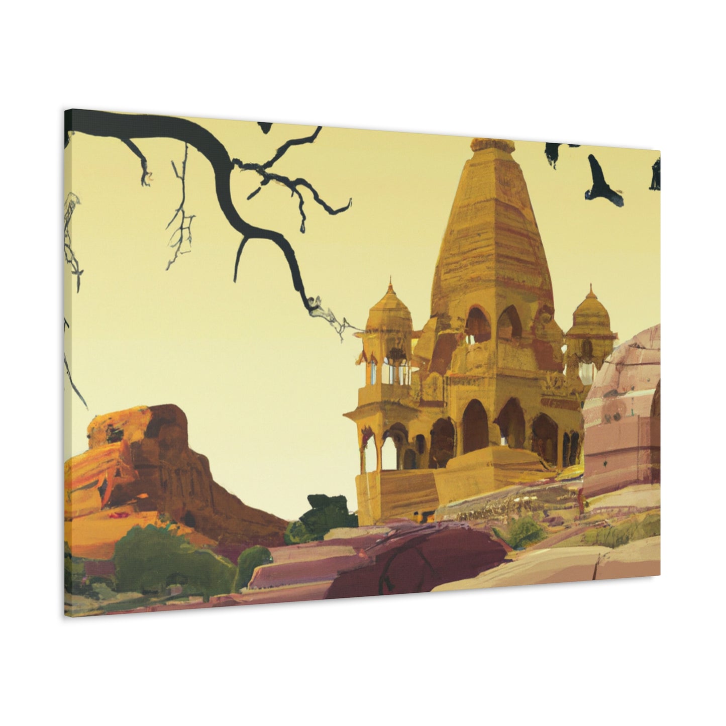 Lotus Land - Destination India - Canvas