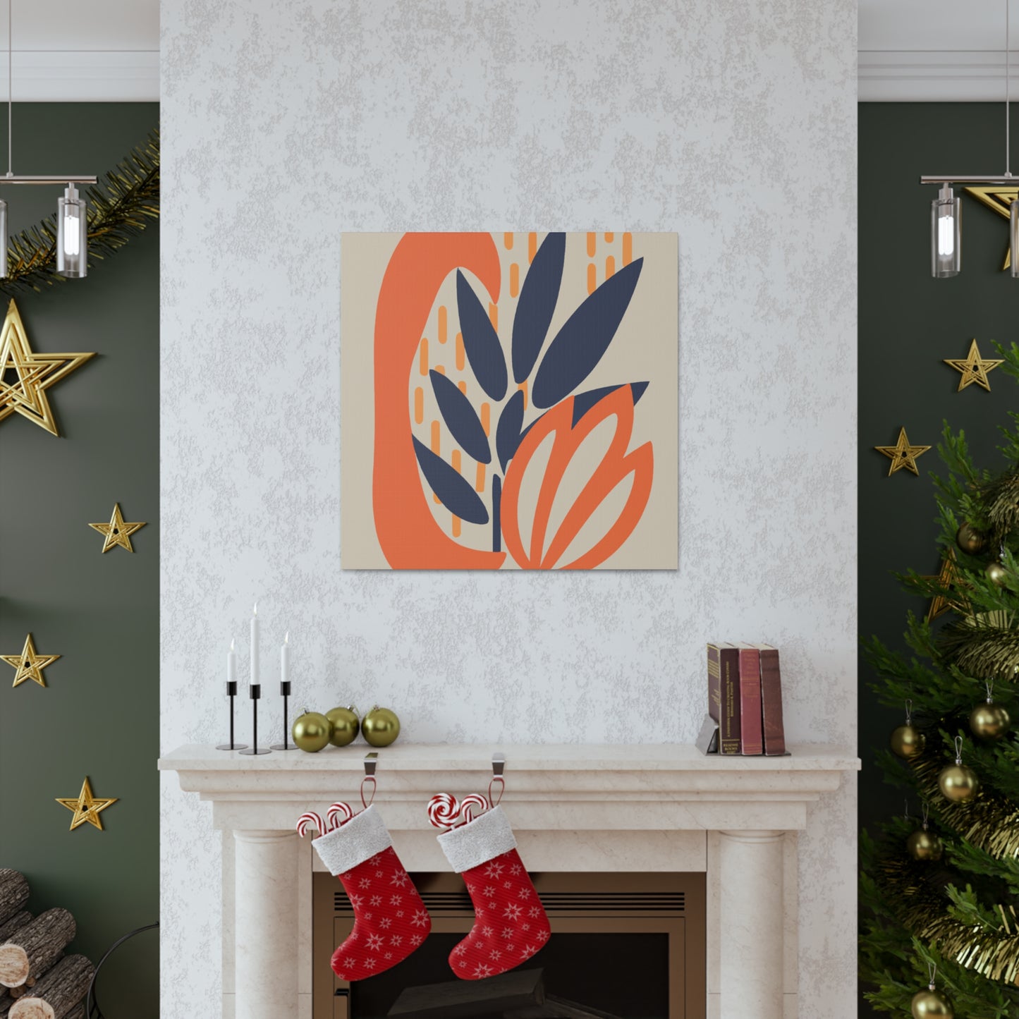 Blooming - Midcentury Floral Canvas