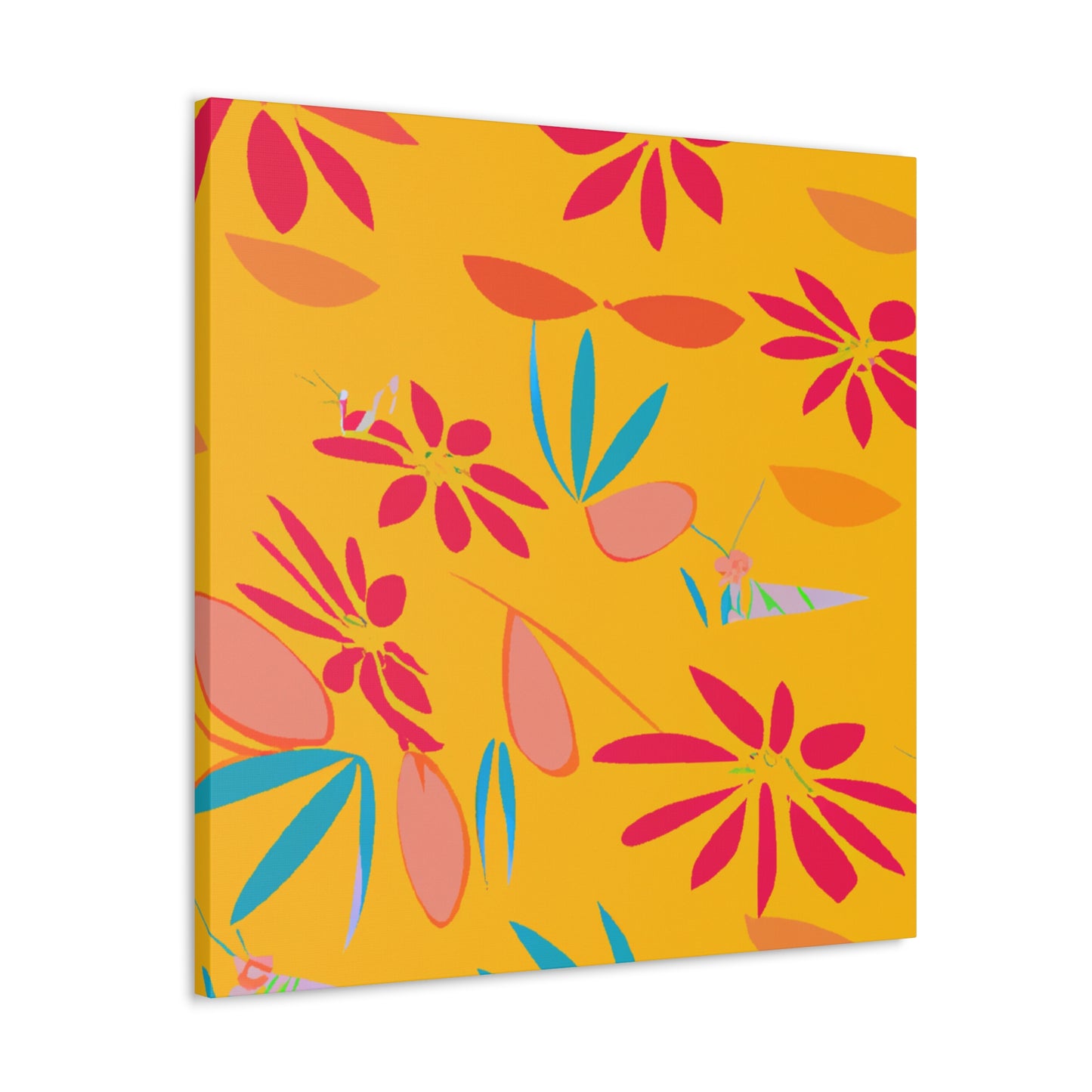 Orangelust - Floral - Canvas