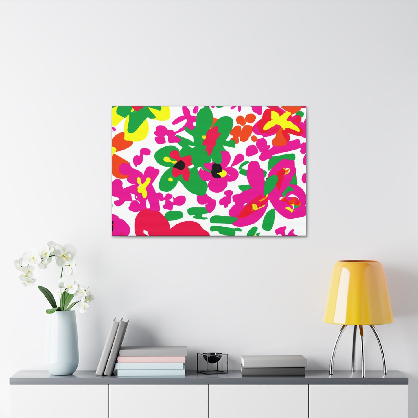 "The Bouquet of Spring's Blooms" - Floral Canvas