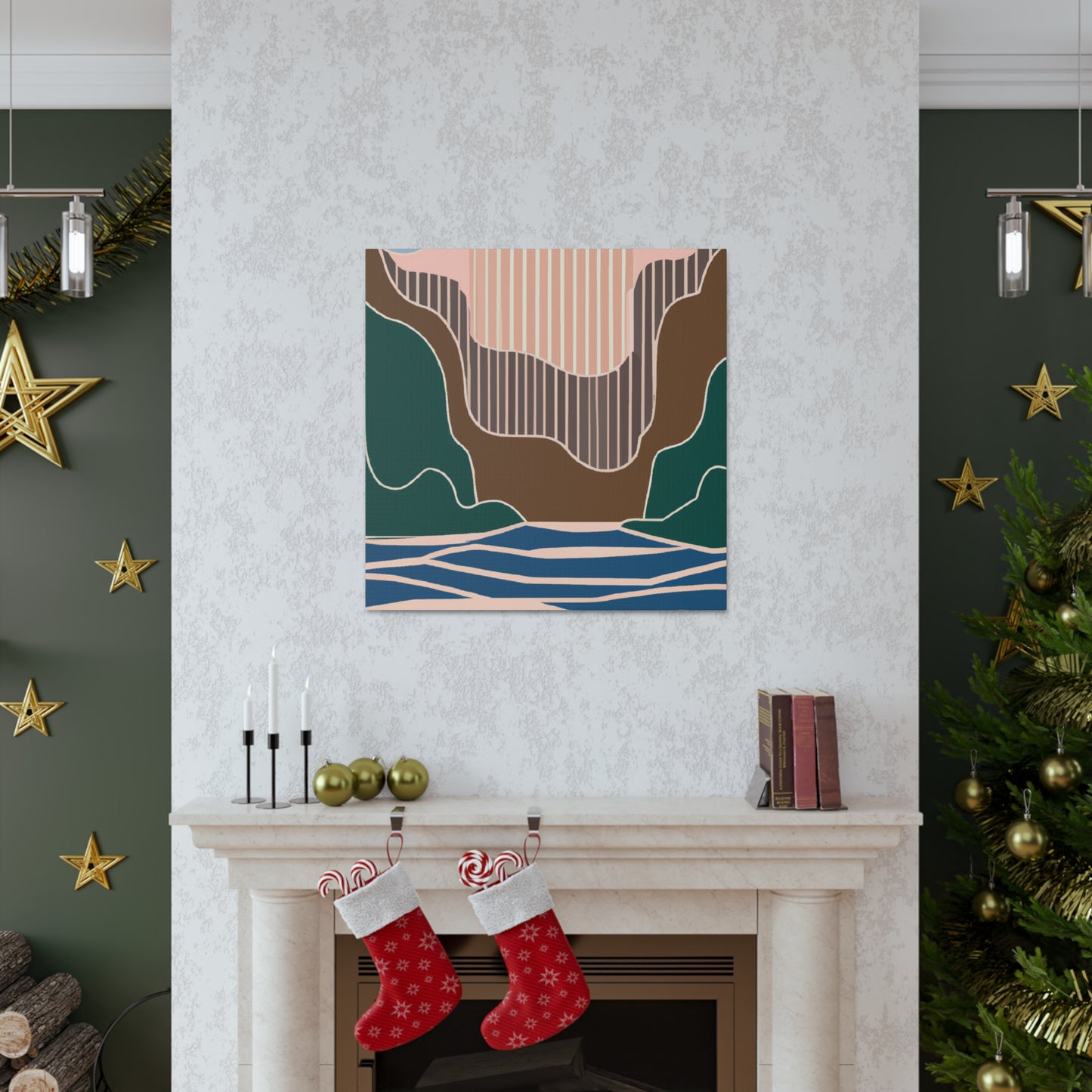 Whimsyfalls - Midcentury Canvas