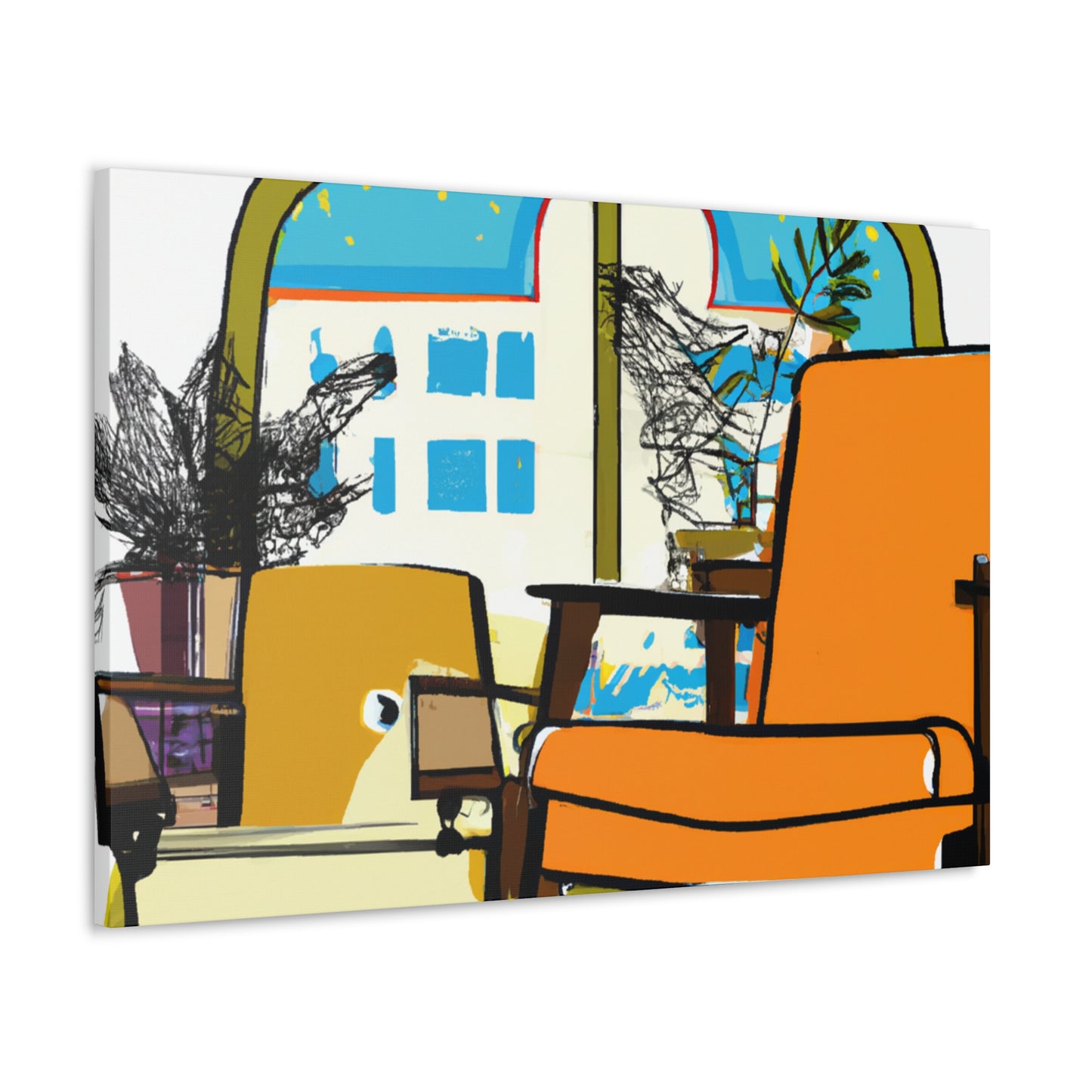 Zen Collage - Midcentury - Canvas