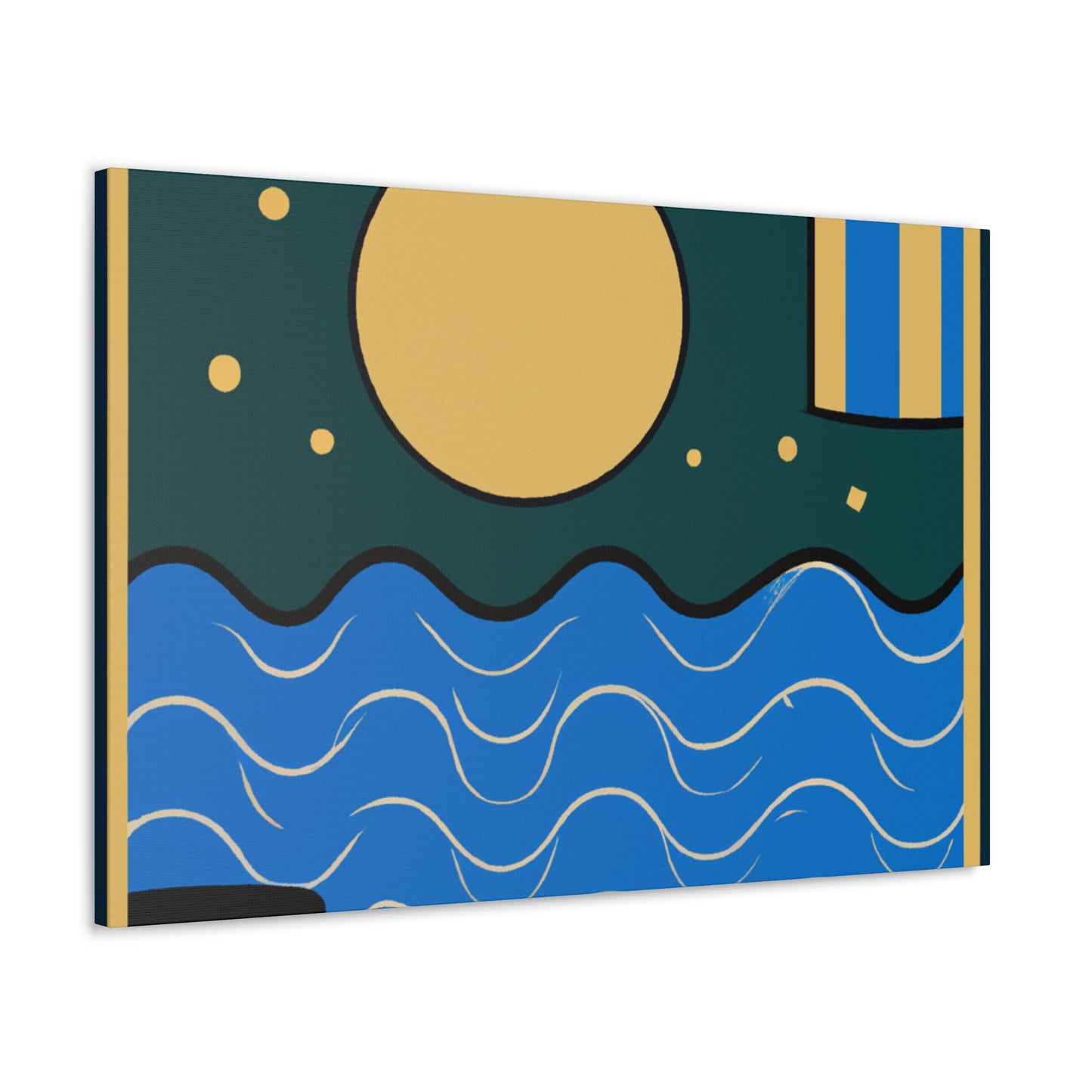 Agua - Midcentury Canvas