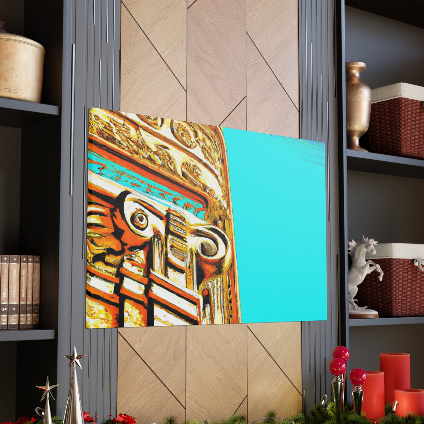 Opulent Palatial Neo-Deco - Canvas Art Deco