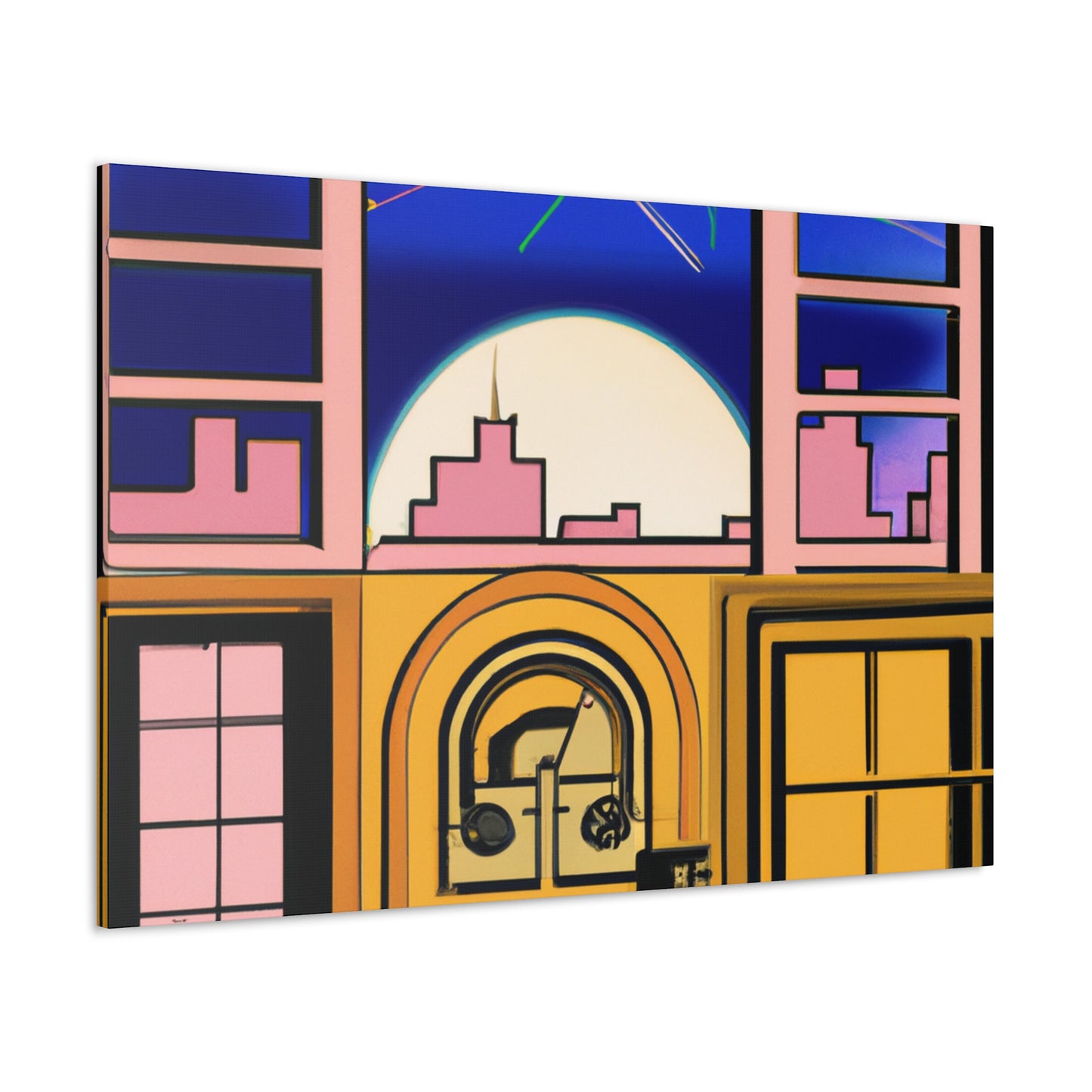 Quantum Leap - Midcentury - Canvas