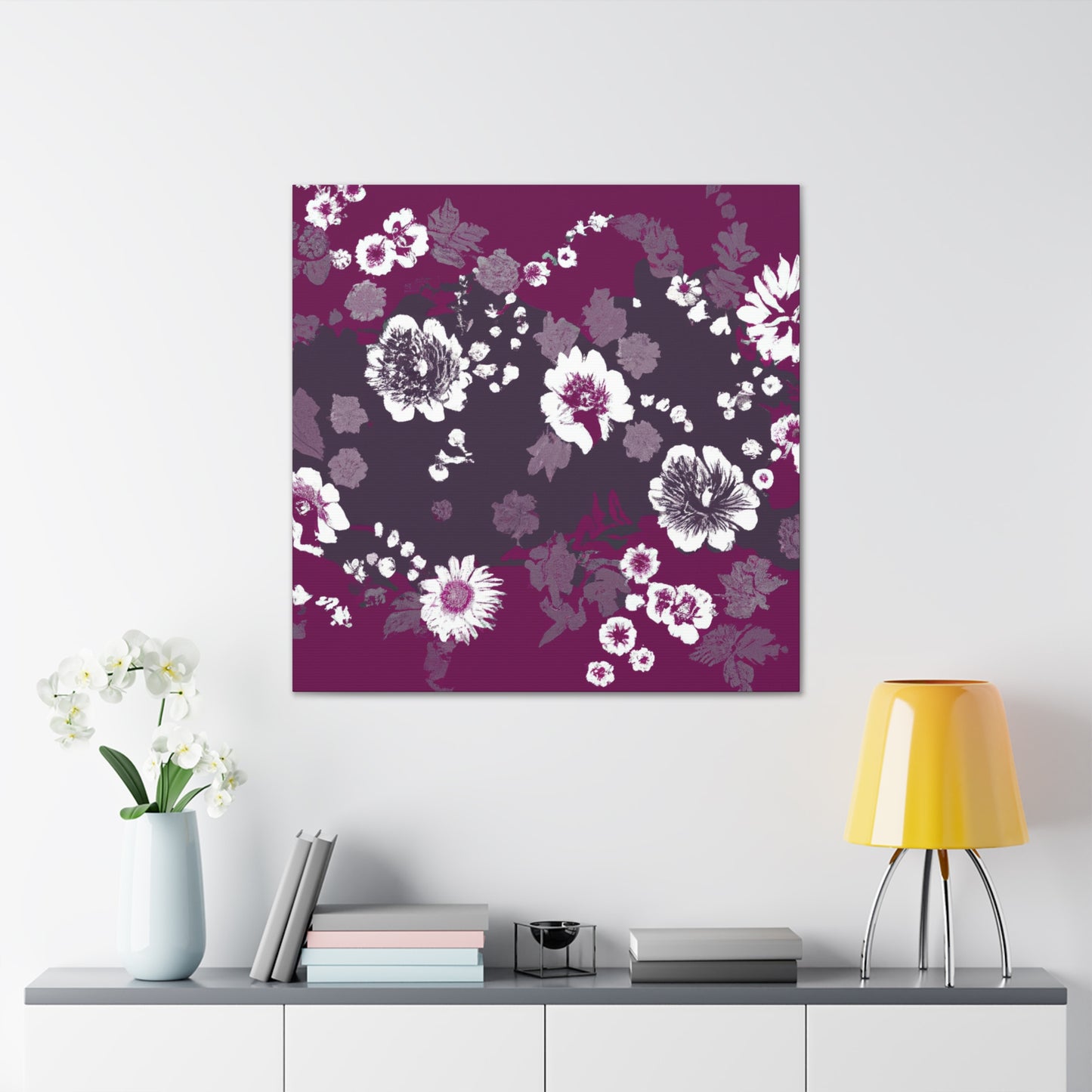 Celestial Bloom - Floral - Canvas
