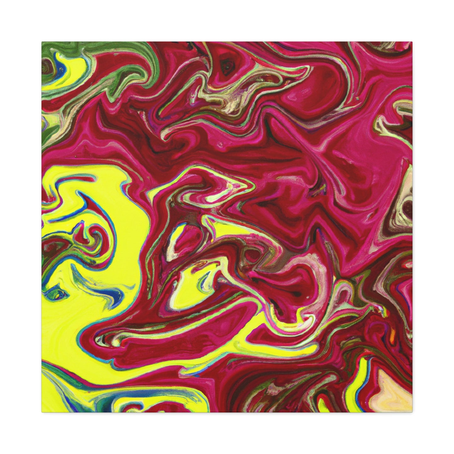 Luminous Aqua - Abstract - Canvas