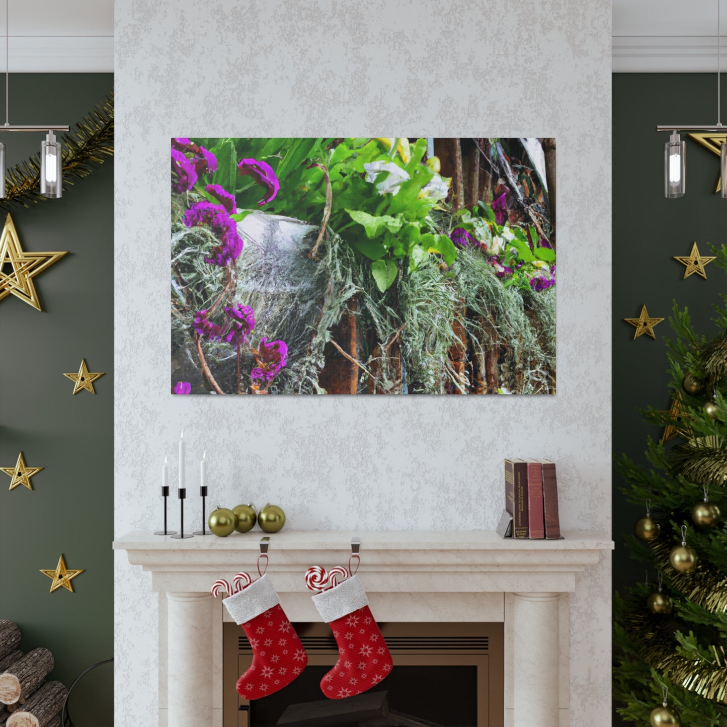 "Garden of Abundance" - Floral Canvas