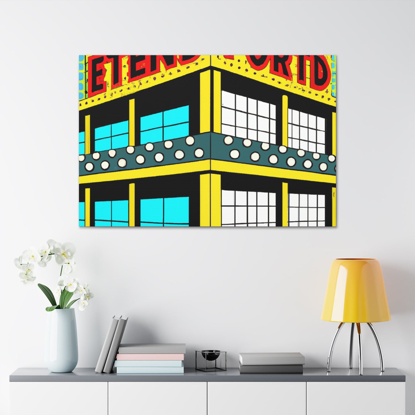 The Rocket Cafe. - Canvas Pop Art